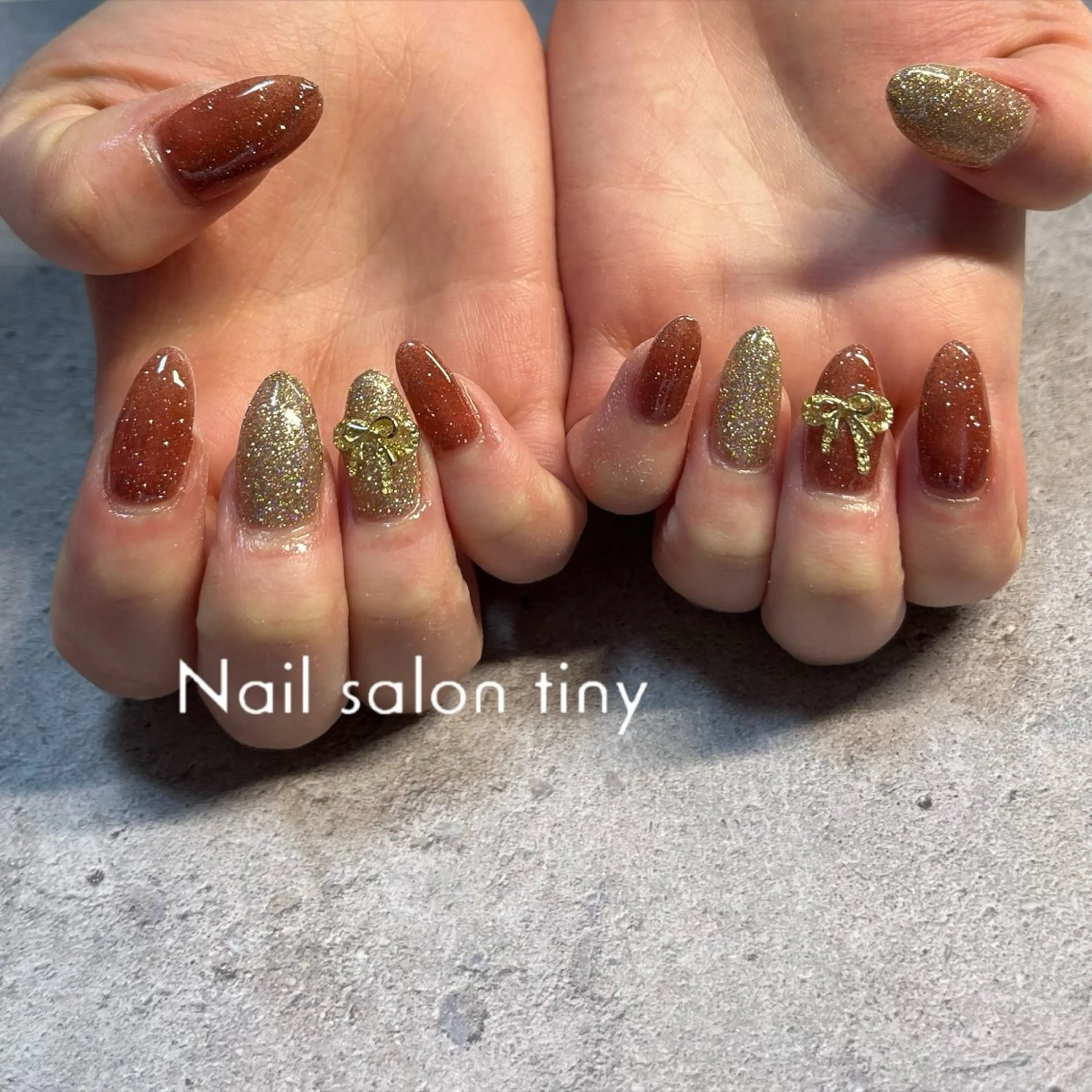 ネイル フラッシュネイル ラメ(グリッター) Nail salon tiny🩵のネイルデザイン