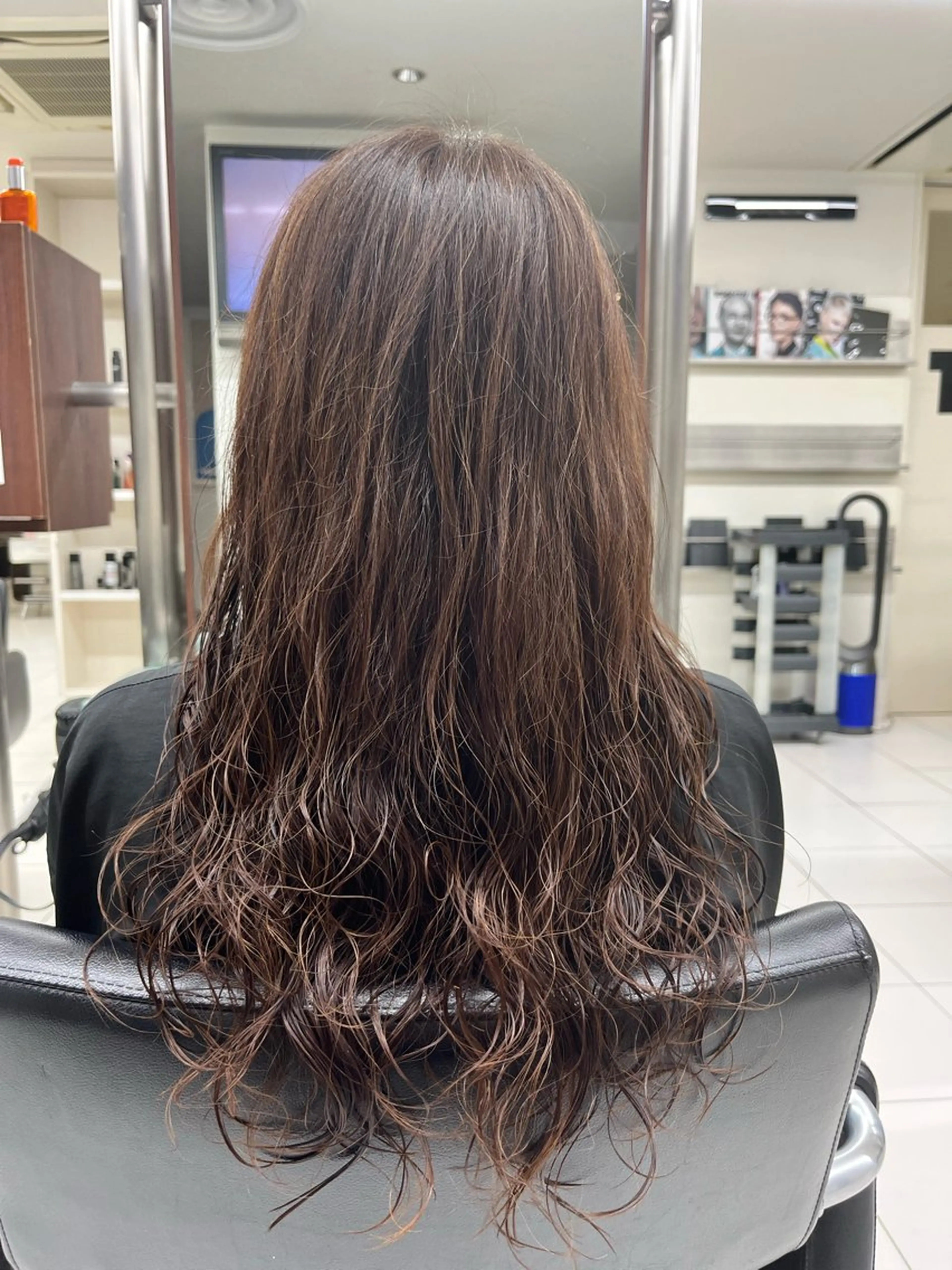 ロング パーマ 小野 達己のヘアスタイル