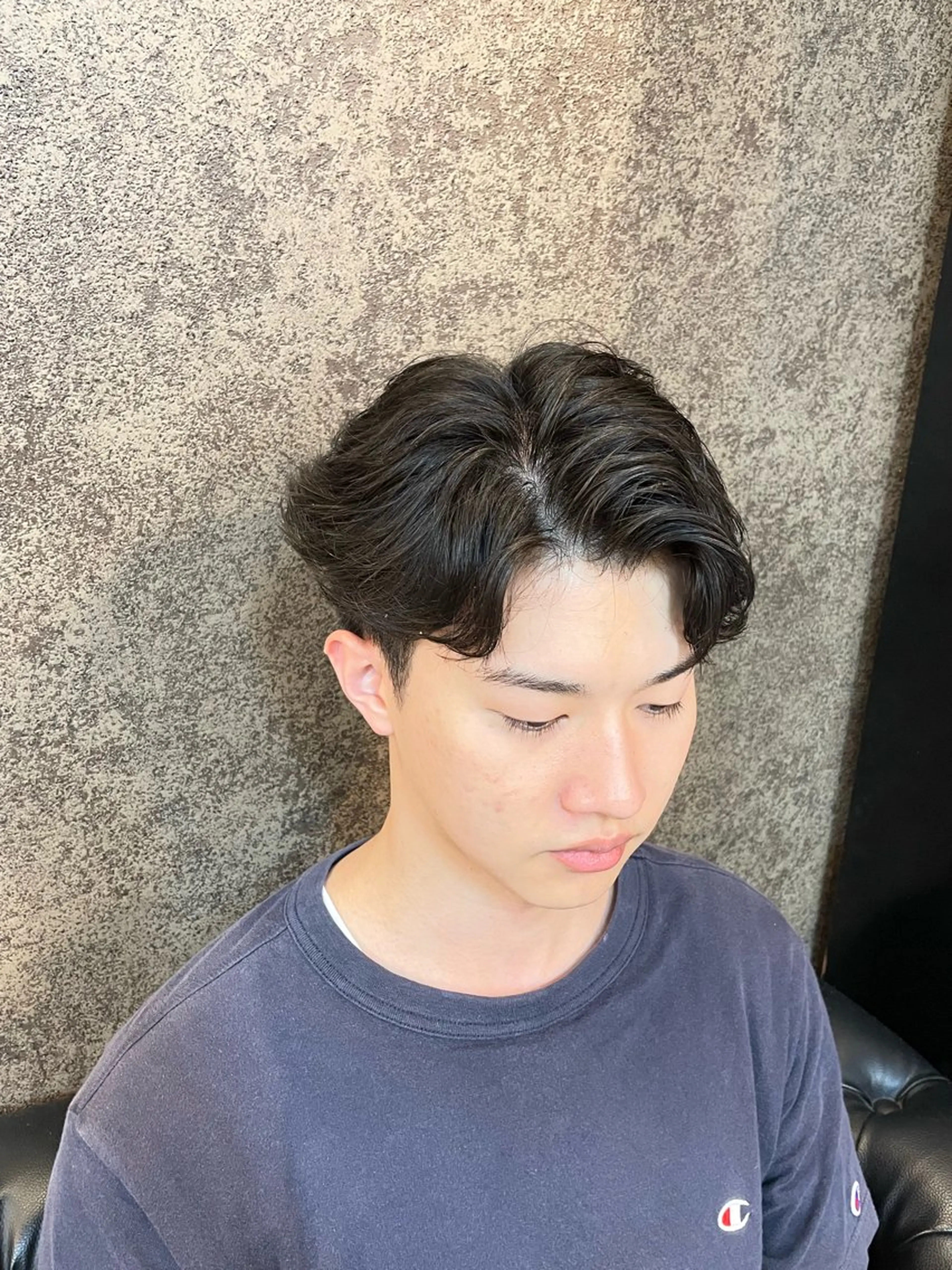 ショート パーマ メンズ メンズパーマ特化 カバヤマ　リョウのヘアスタイル