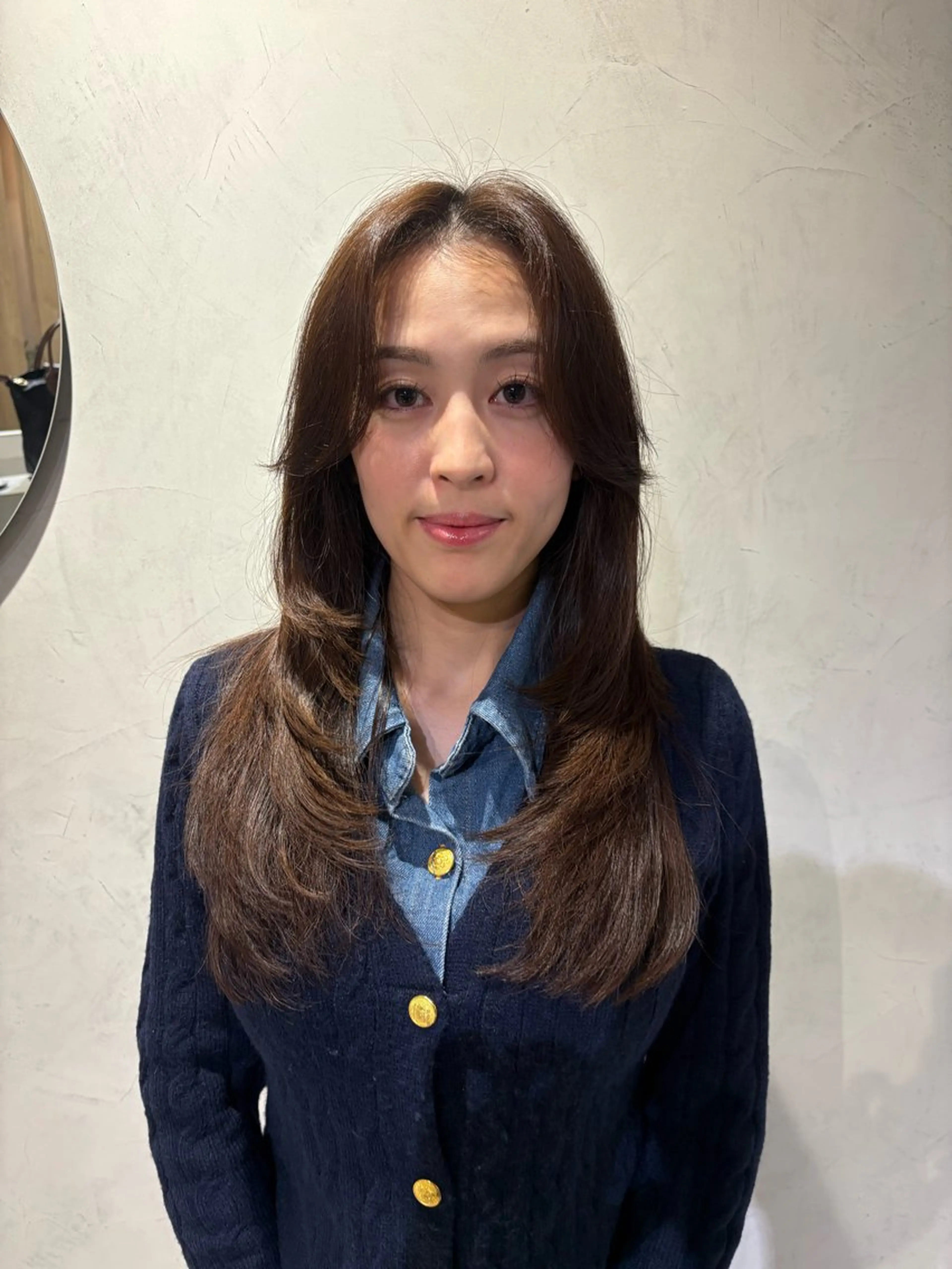 ロング レイヤーカット 門岡 昌輝のヘアスタイル