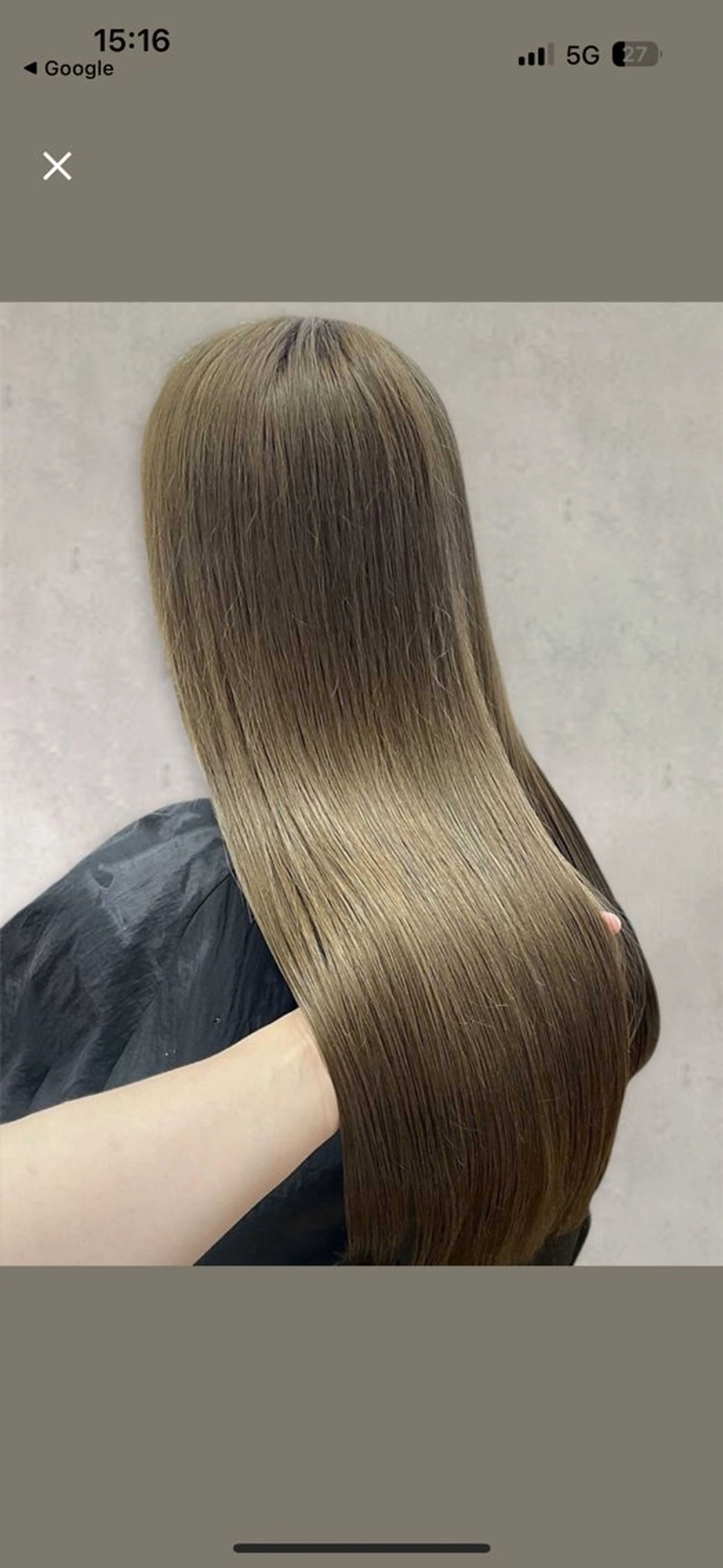 ロング カット ヘアカラー トリートメント センター南　髪質改善 大引　優のヘアスタイル