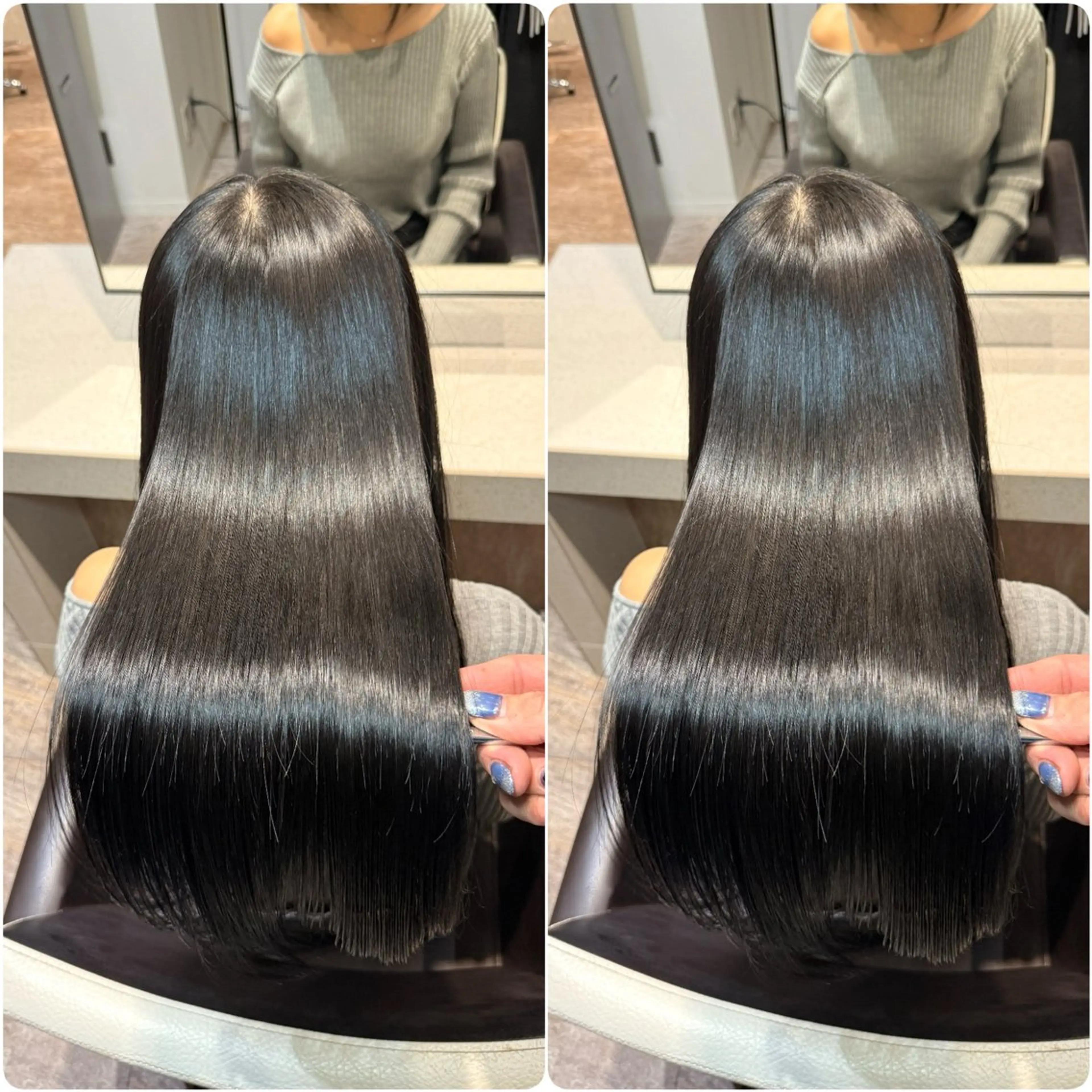 💐アホ毛ぱやぱや毛の悩み解決💐大特価🉐カット+酸性縮毛矯正+髪質改善ウルトワトリートメント+ヘッドスパの写真