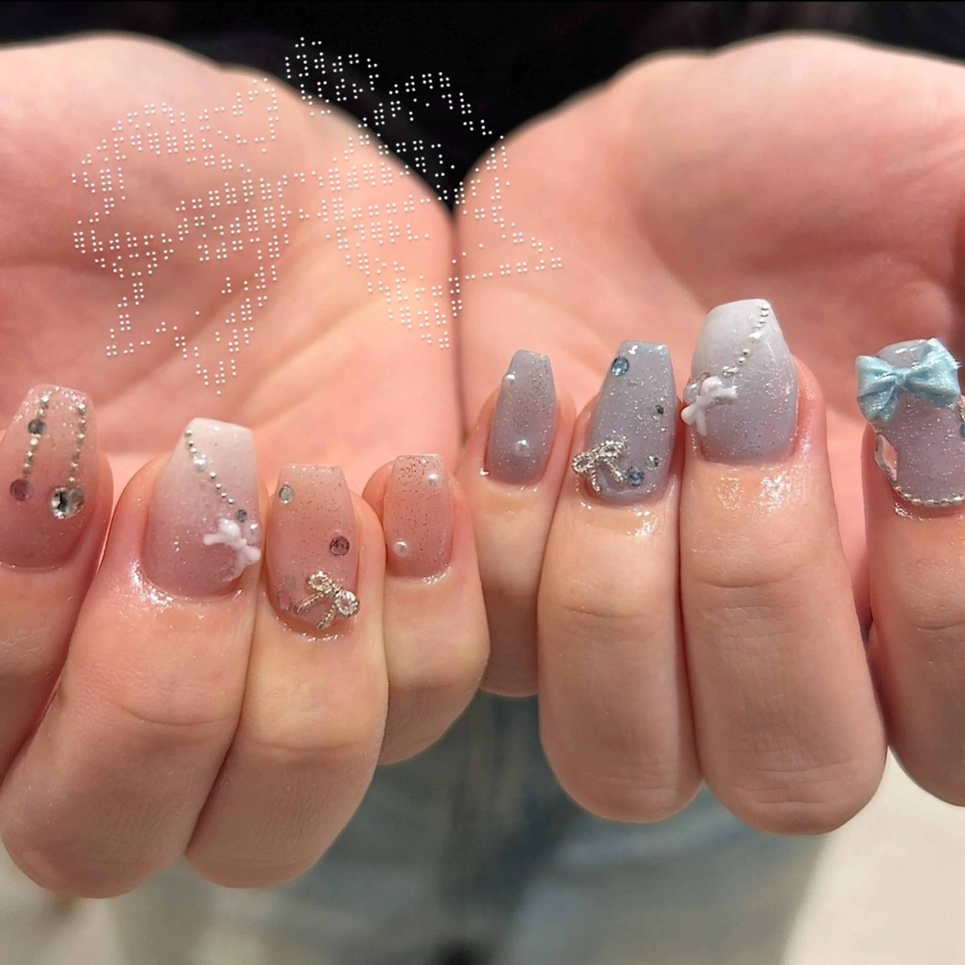 ネイル ハンドネイル honoka ガーリーネイル໒꒱のネイルデザイン