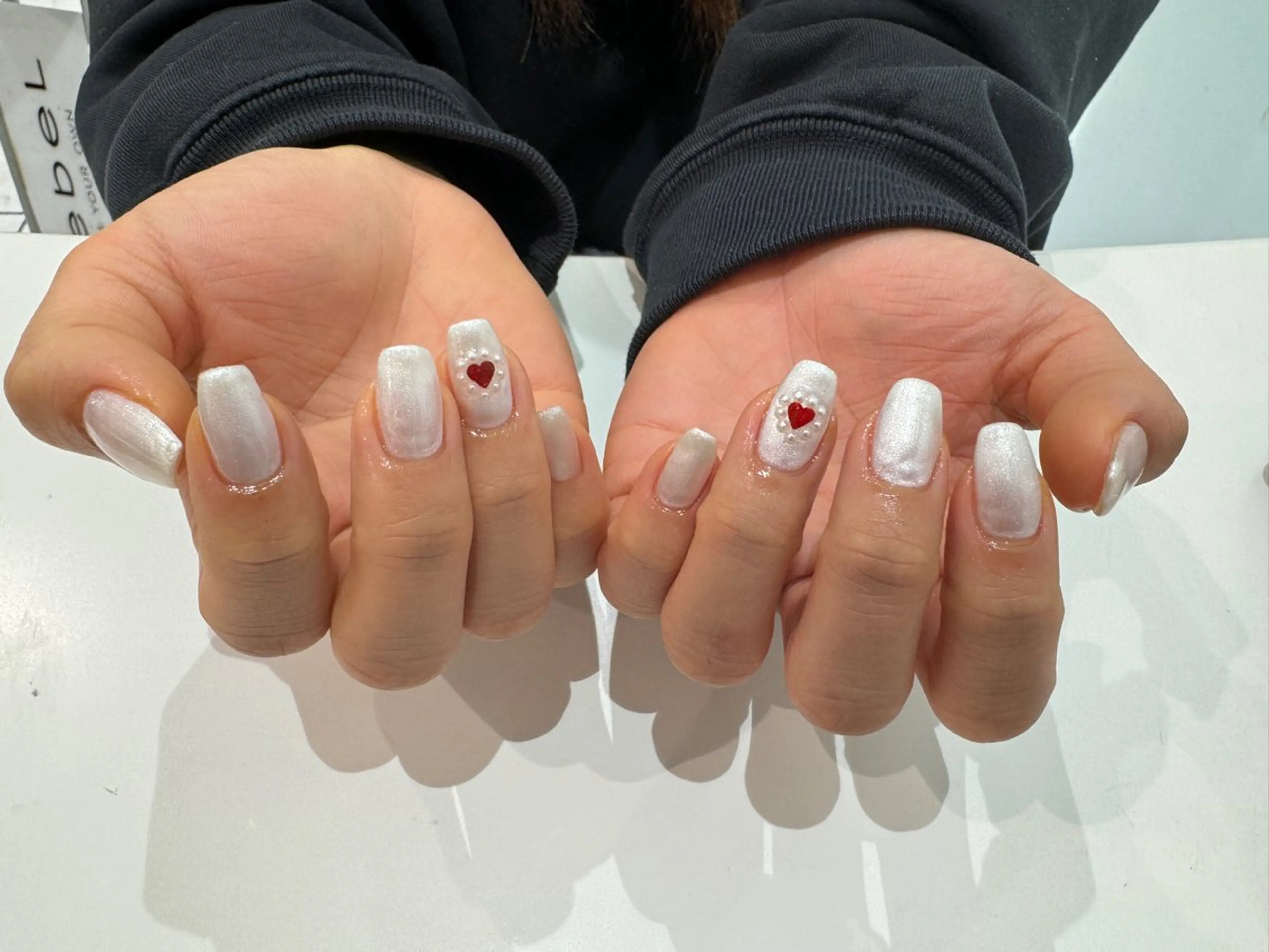 【オフ込】 🩵ワンカラー🩵＋アート2本🩵の写真