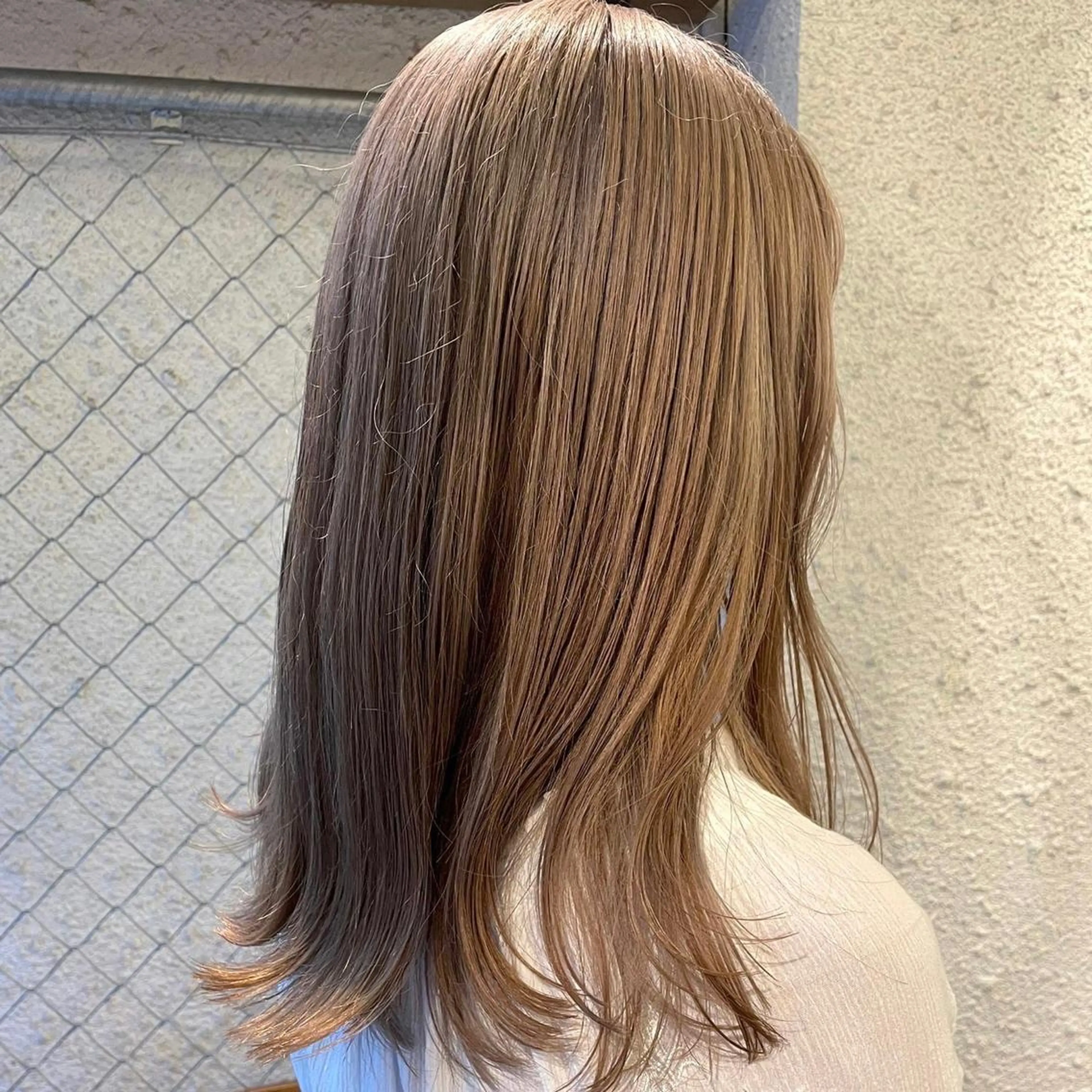 セミロング カラー ヘアアレンジ カット ヘアカラー トリートメント ヘッドスパ 押切 響　のヘアスタイル