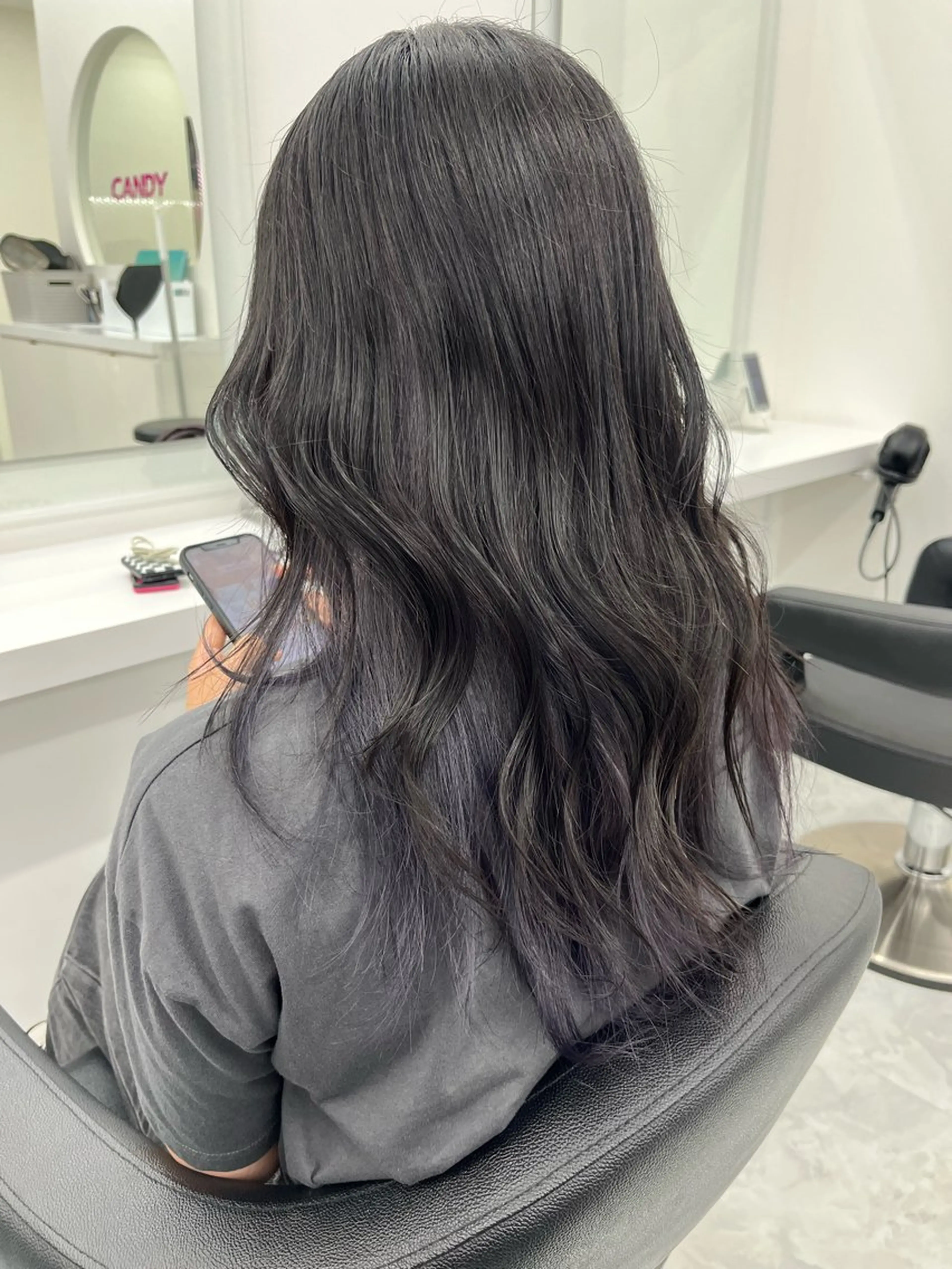 ロング カラー ラベンダーカラー ヘアカラー 💖トレンド春夏 カラー💖FUTAのヘアスタイル