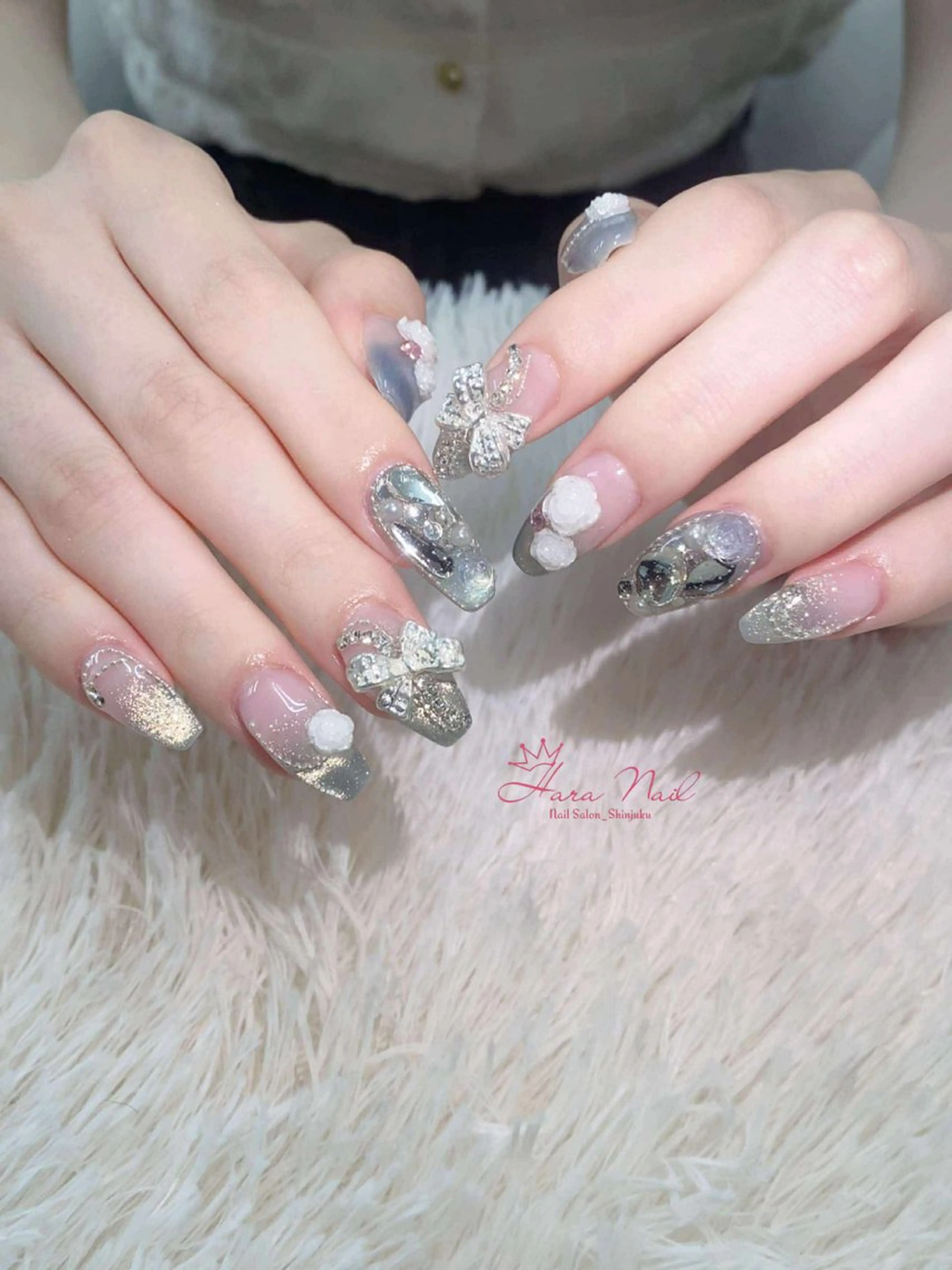 ネイル ハンドネイル ハンドケア Hara Nail 【パラジェル使用】のネイルデザイン
