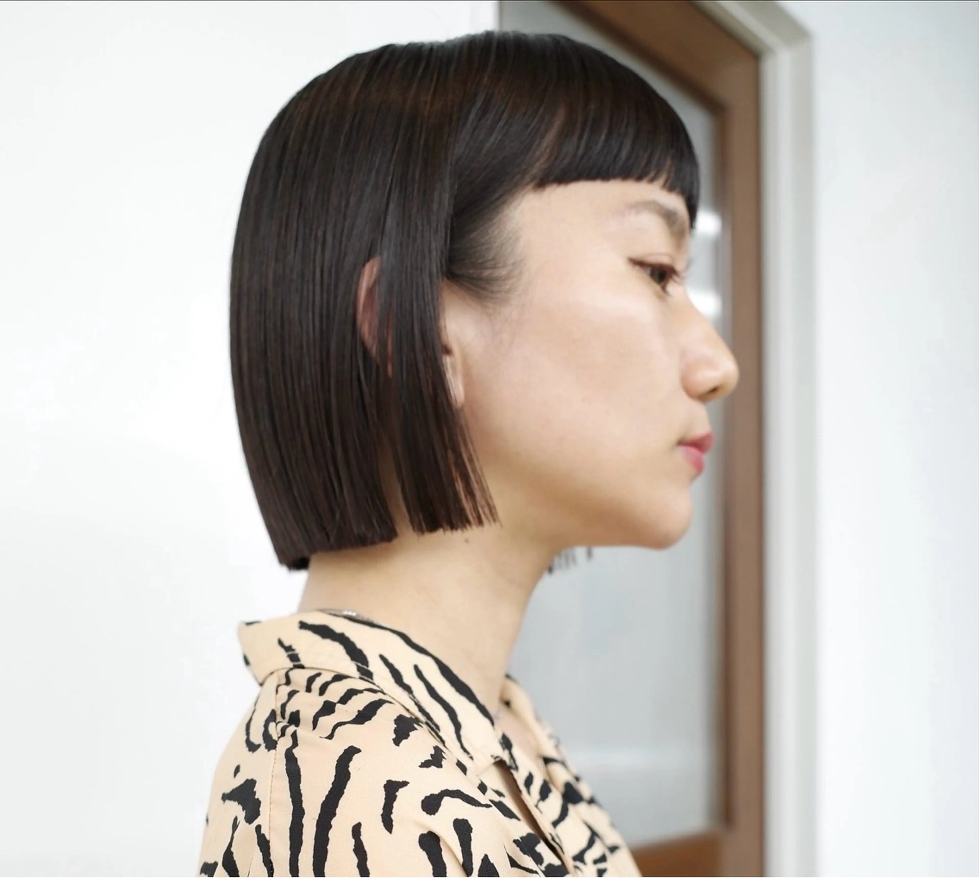 ミディアム カット 葉 /レイヤーカットのヘアスタイル