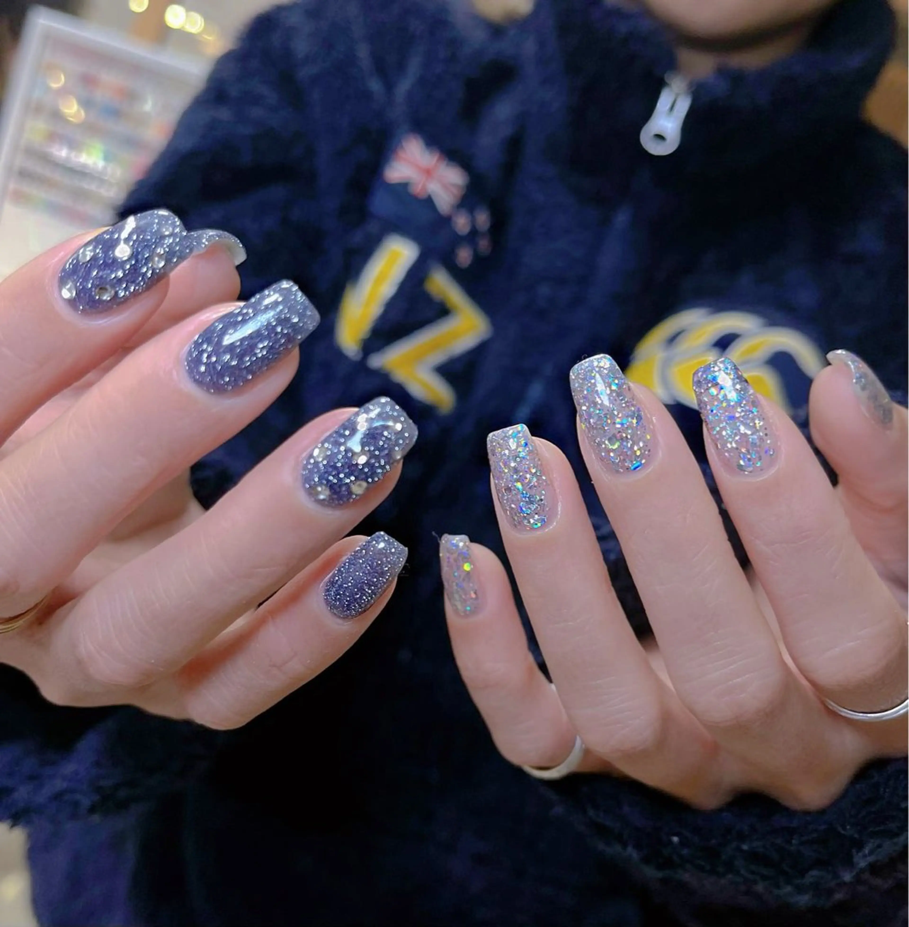 ネイル キラキラネイル BabyYouMi nailのネイルデザイン