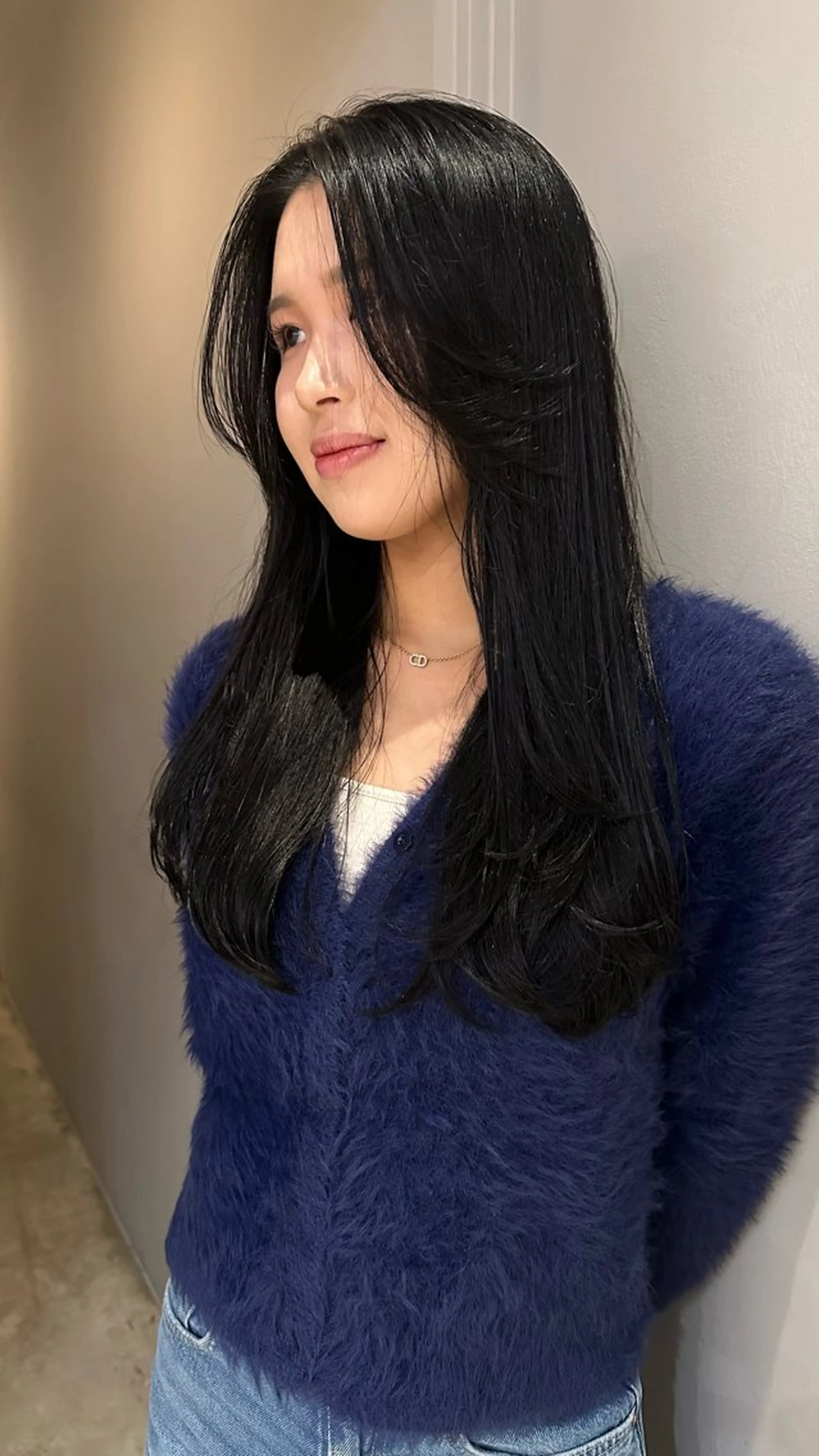 ロング カラー レイヤーカット 🫧kotoneのヘアスタイル