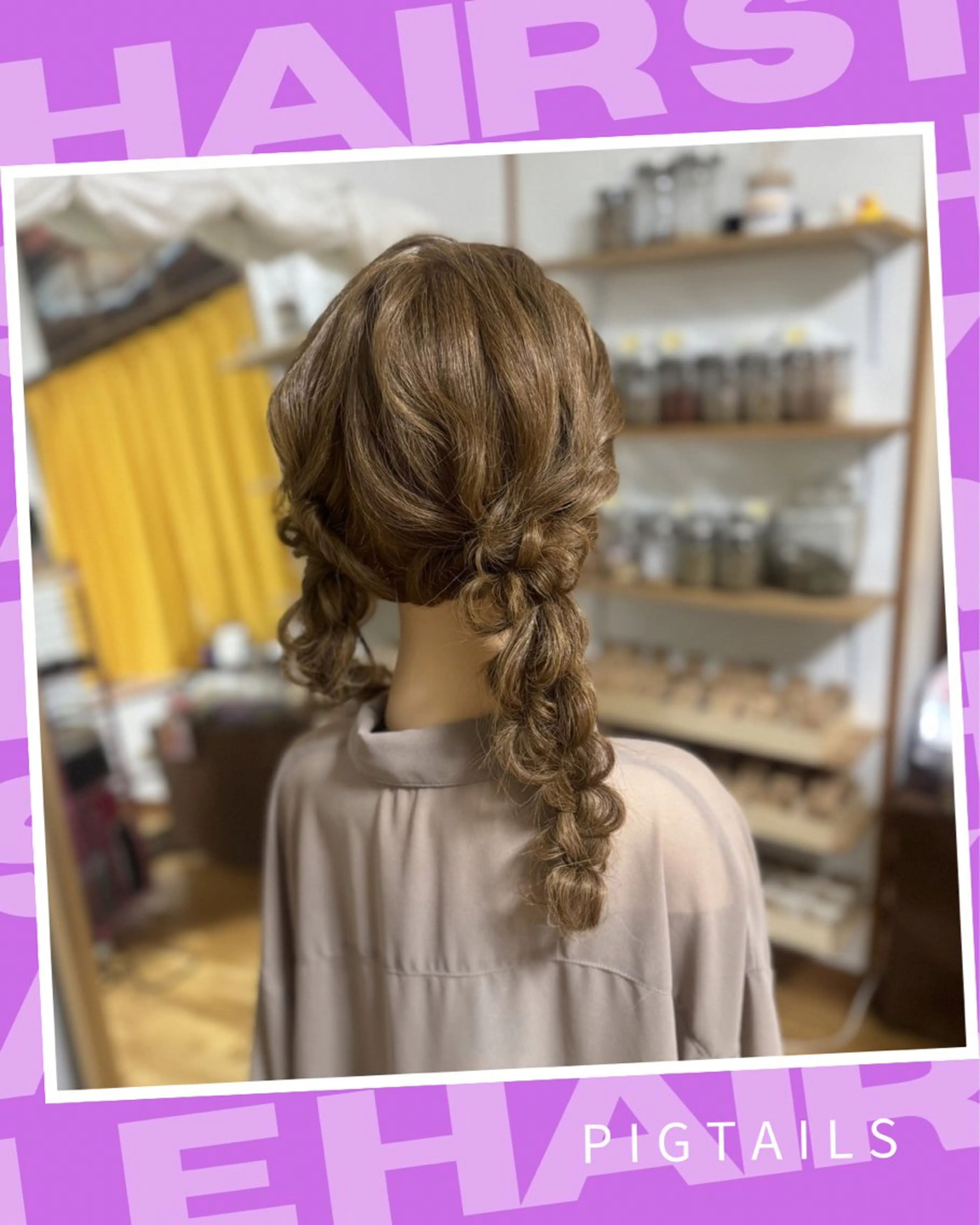 ロング ヘアアレンジ ツインテール ヘアセット Yamauchi natsumiのヘアスタイル