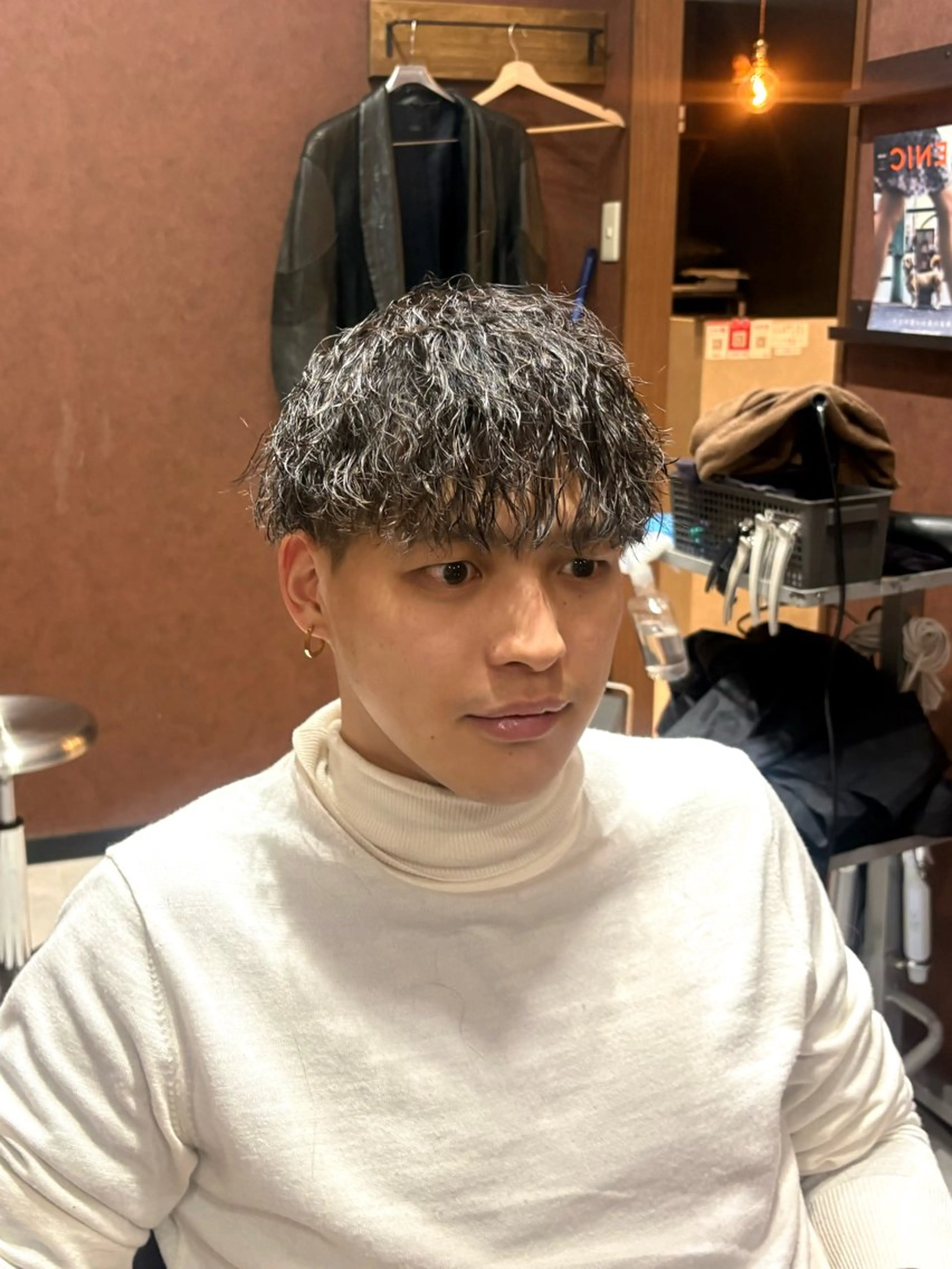 パーマ メンズ メンズパーマ ツイストスパイラルパーマ スパイラルパーマ カット パーマ メンズ特化 / Reiのヘアスタイル