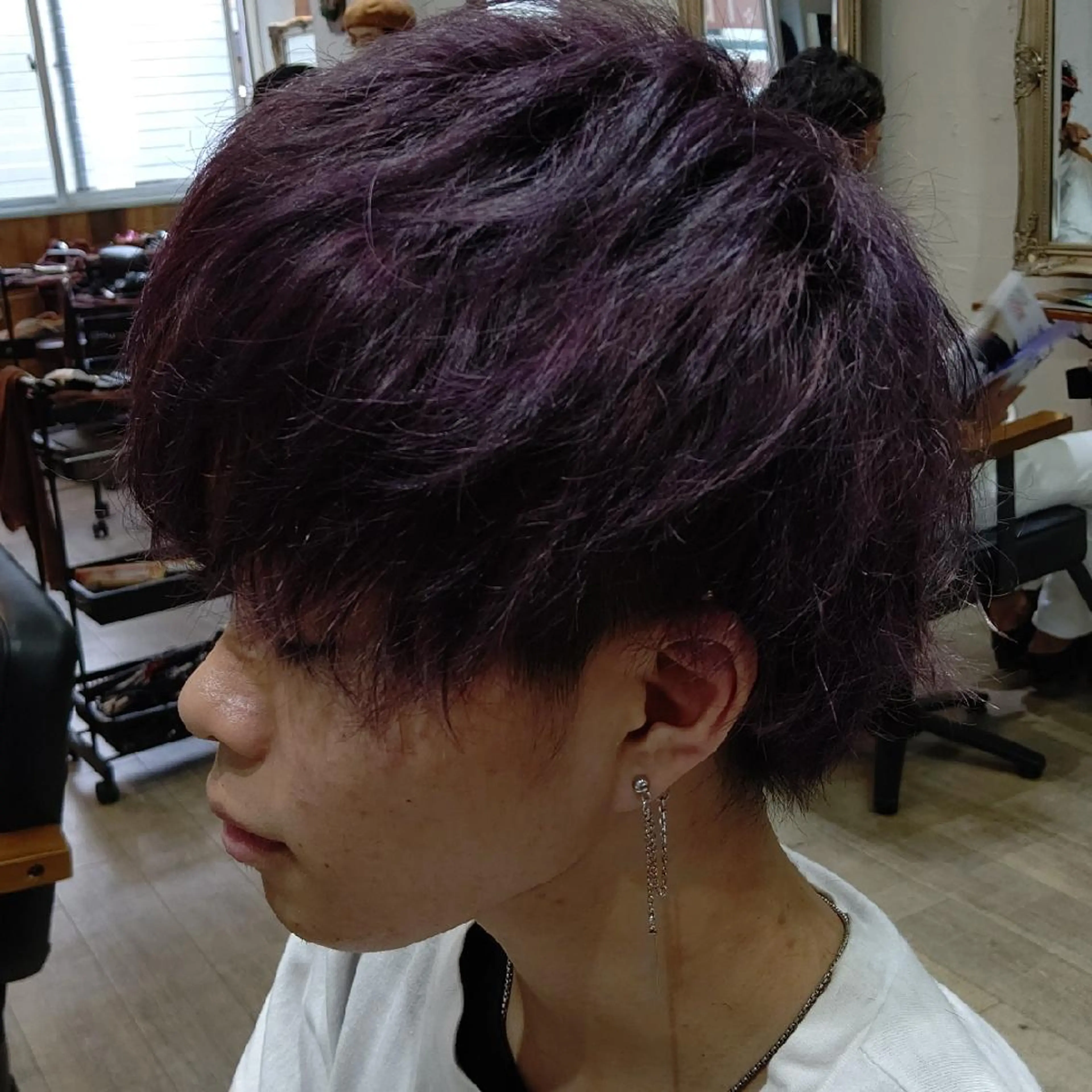 ミディアム カラー ヘアカラー bathair  所属・bathair 持田侑祐のヘアスタイル