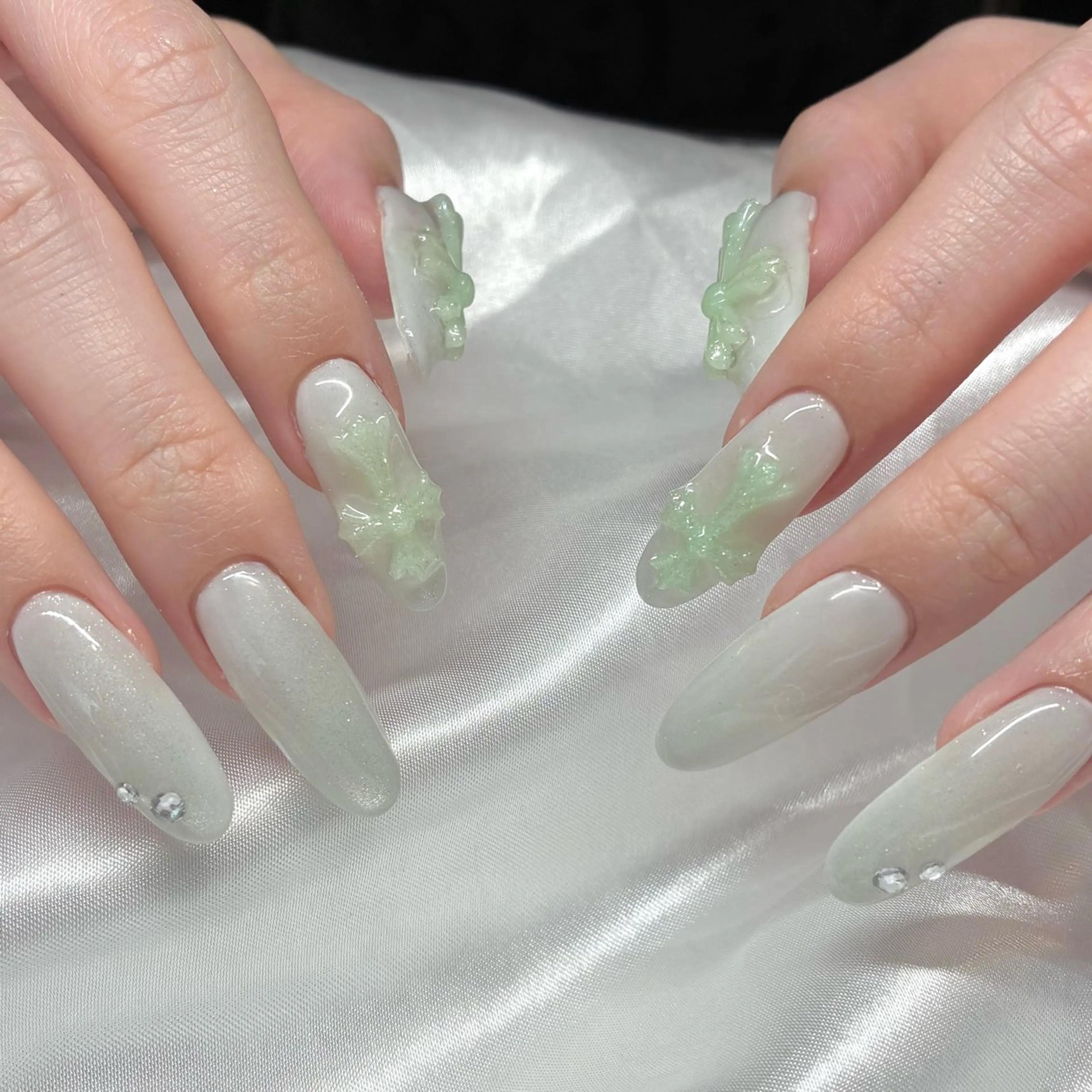 ネイル ジェルネイル マグネットネイル ハンドネイル Nail ヌシん家 AKANEのネイルデザイン