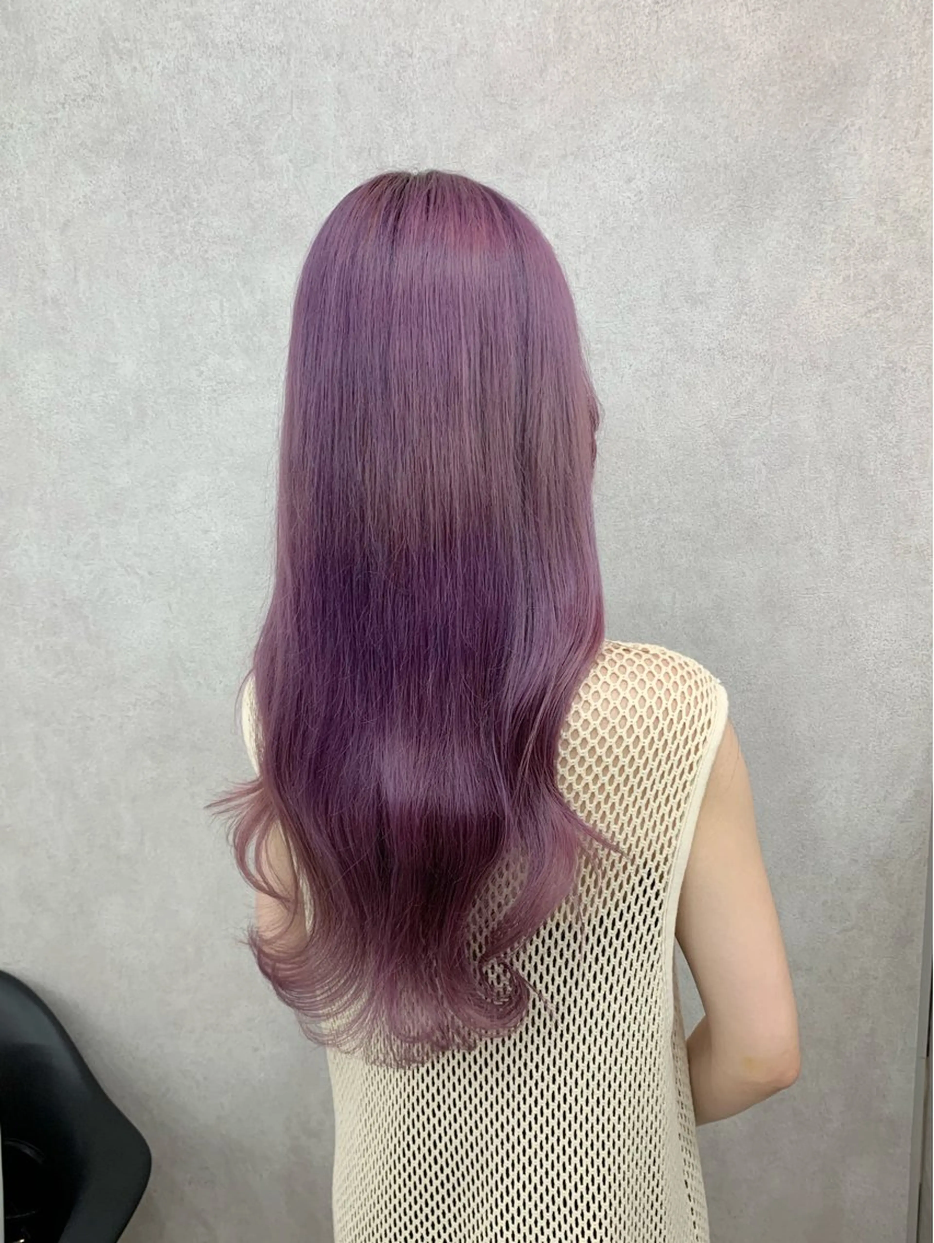 ロング カラー ハイトーン・ブリーチ ムラ修正　八須　錬のヘアスタイル