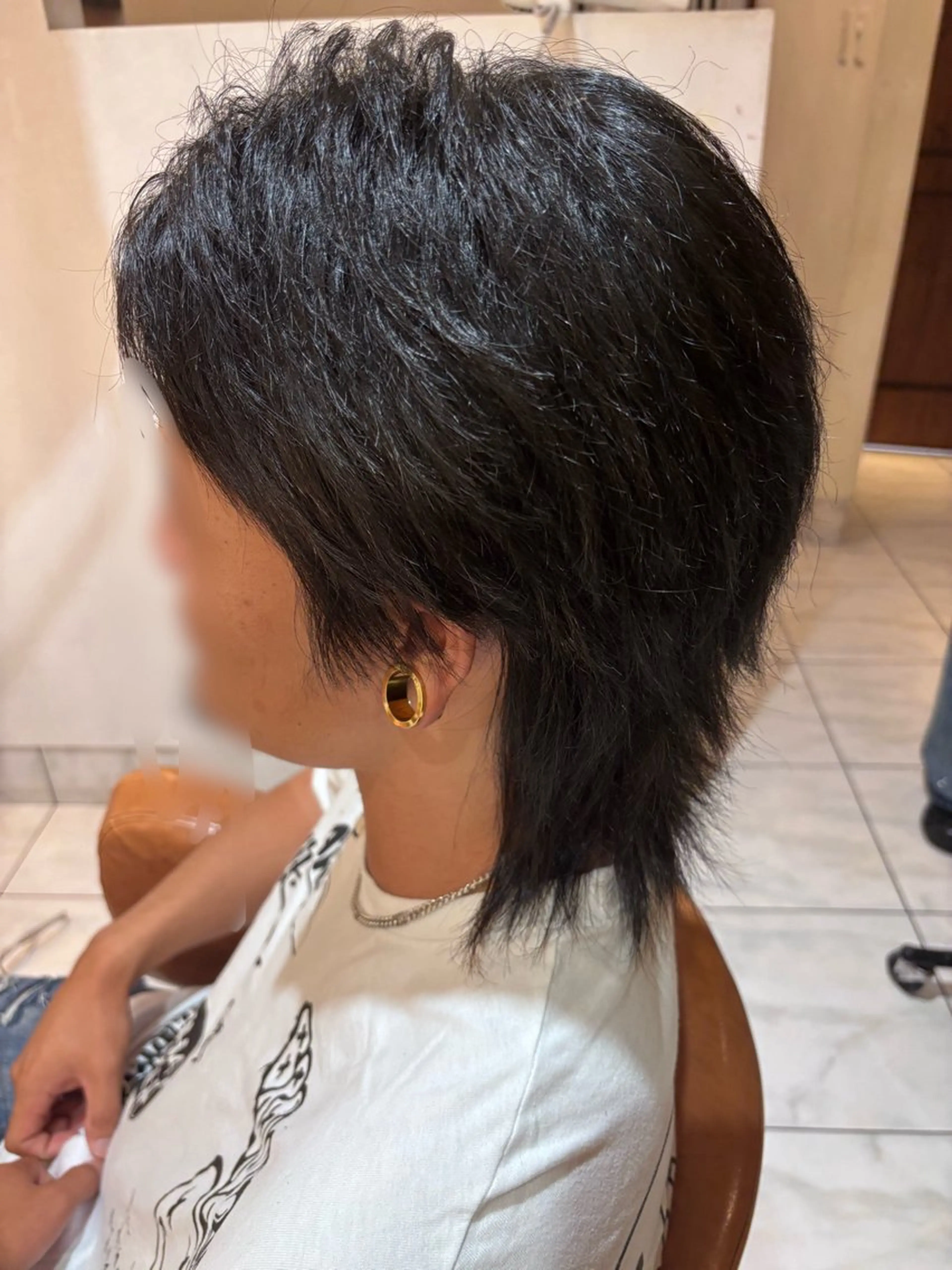 ミディアム メンズ メンズウルフカット ウルフカット 吉川 由真のヘアスタイル