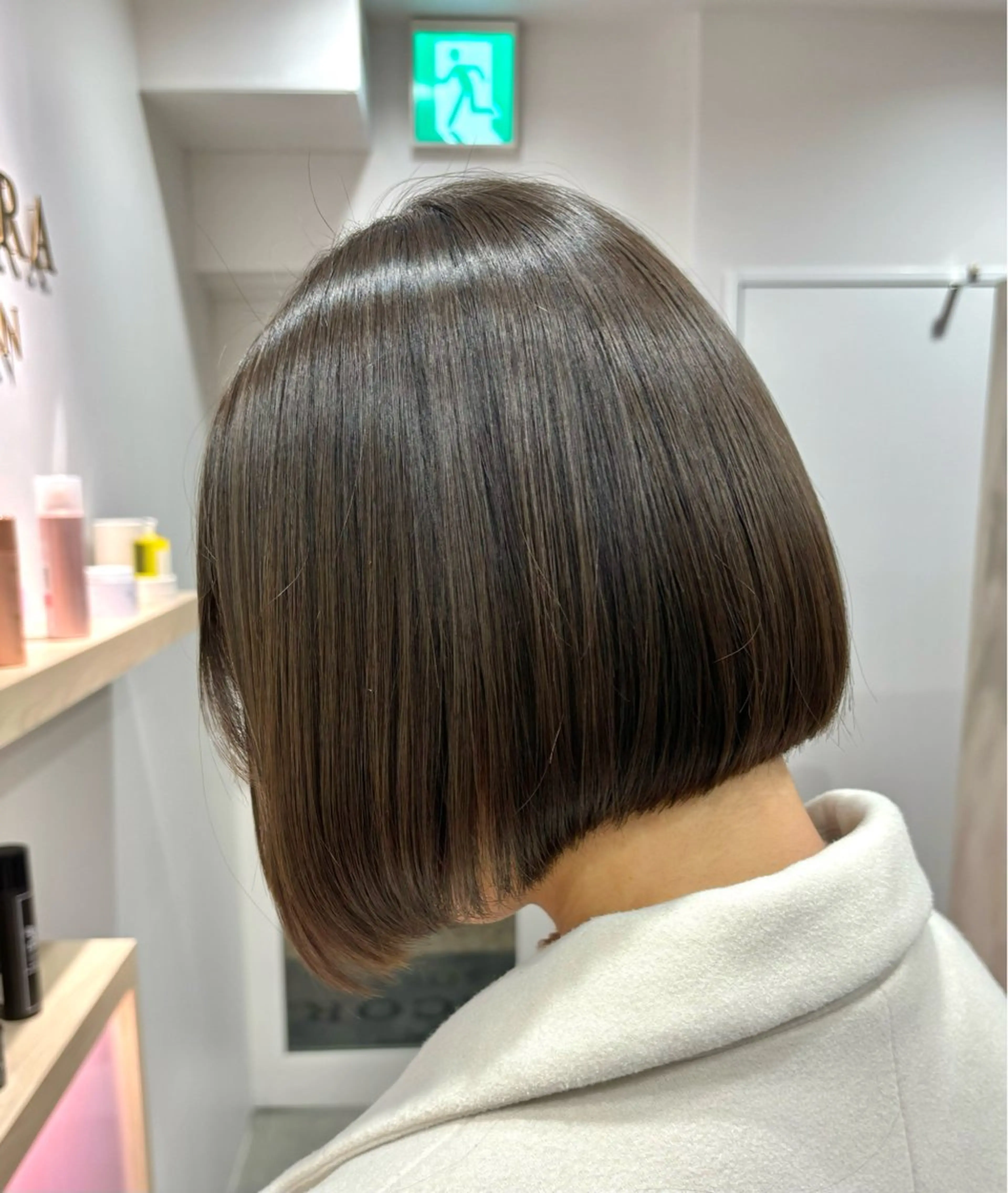 ショート カラー メンズカット ボブ/米崎駿也のヘアスタイル