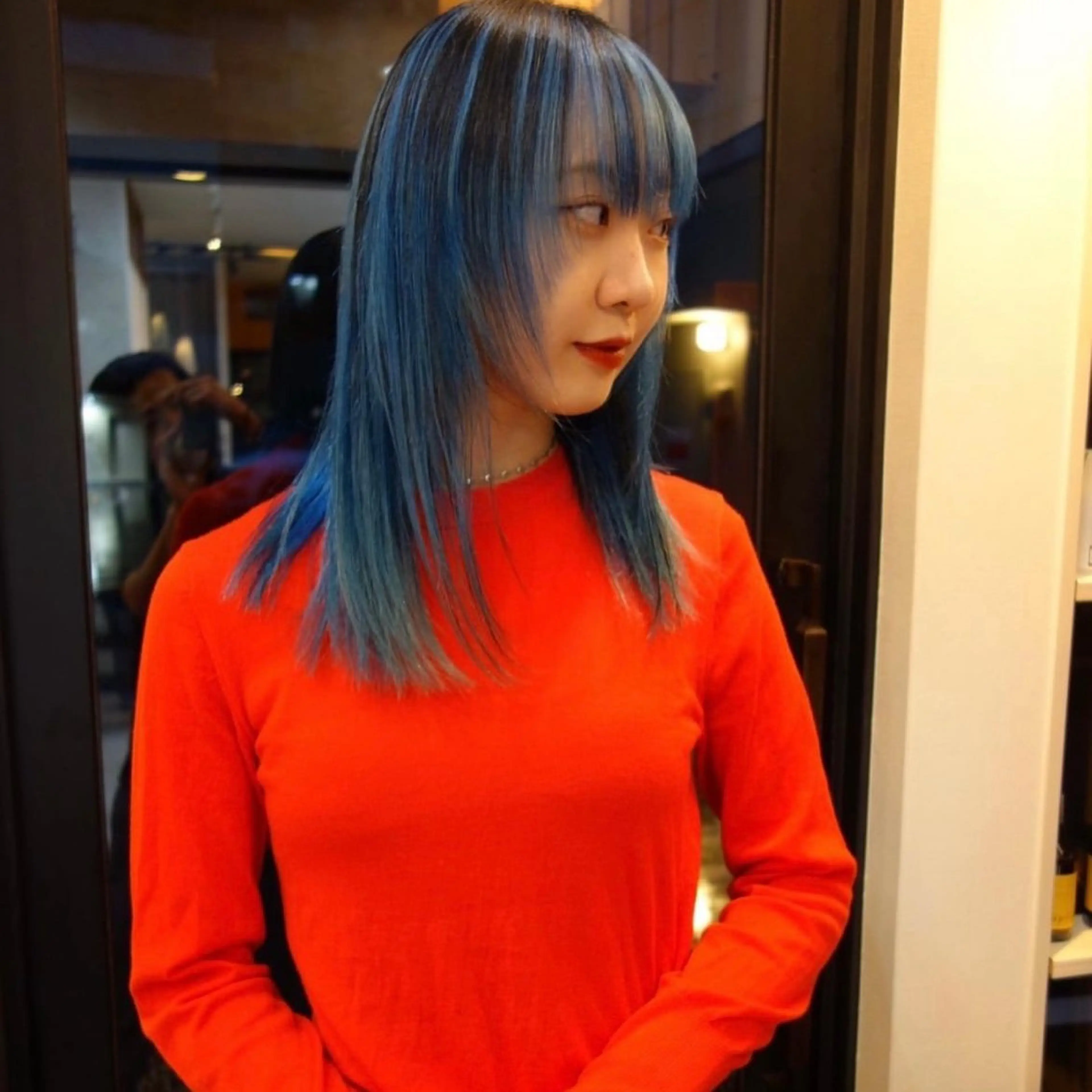 ミディアム カラー 花香竜太/エクステ /ハイトーンカラーのヘアスタイル