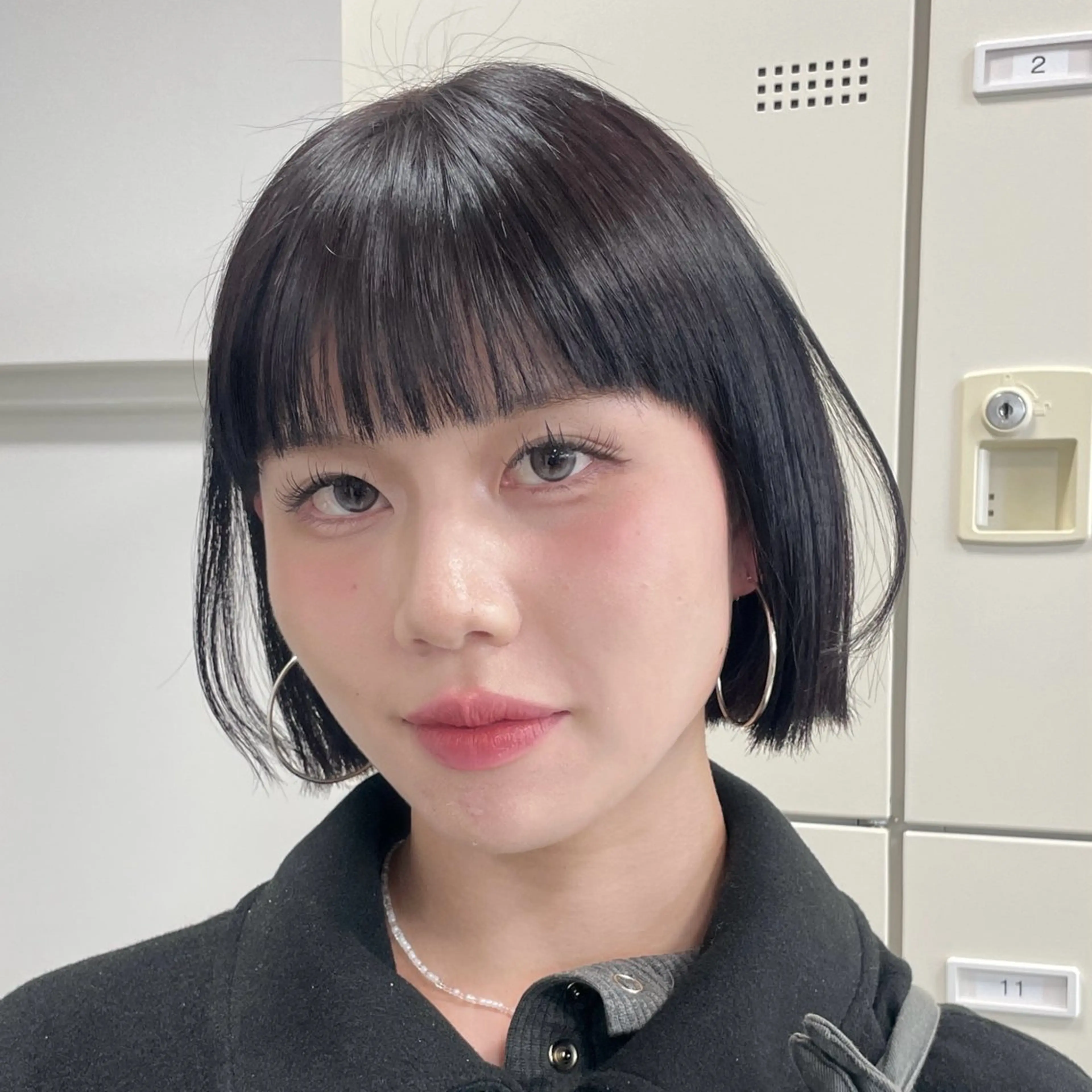 ミディアム MOE 福岡韓国ヘア✧︎のヘアスタイル