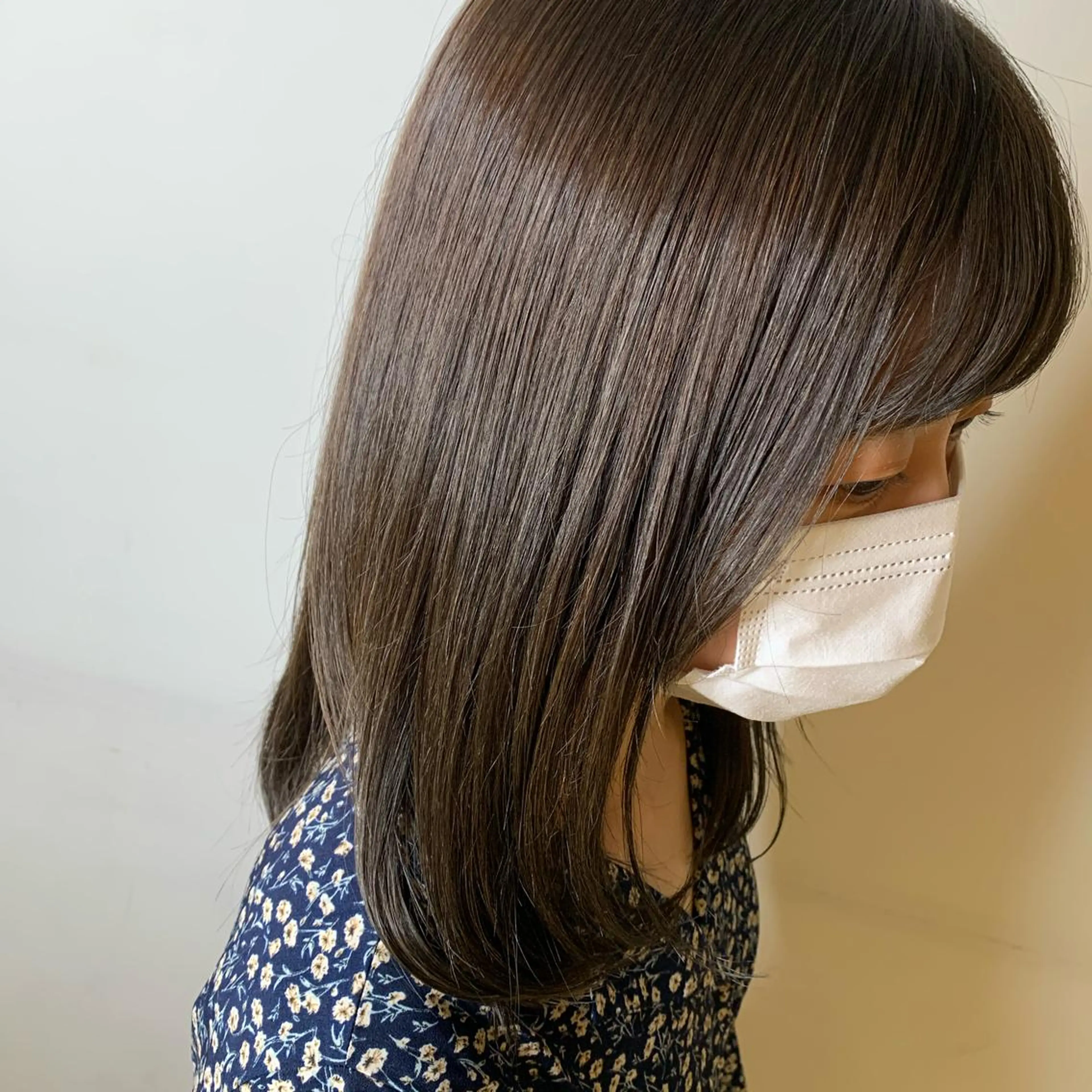 セミロング カラー 透明感カラー 【ロングウルフカット 姫カット】伊藤裕哉のヘアスタイル