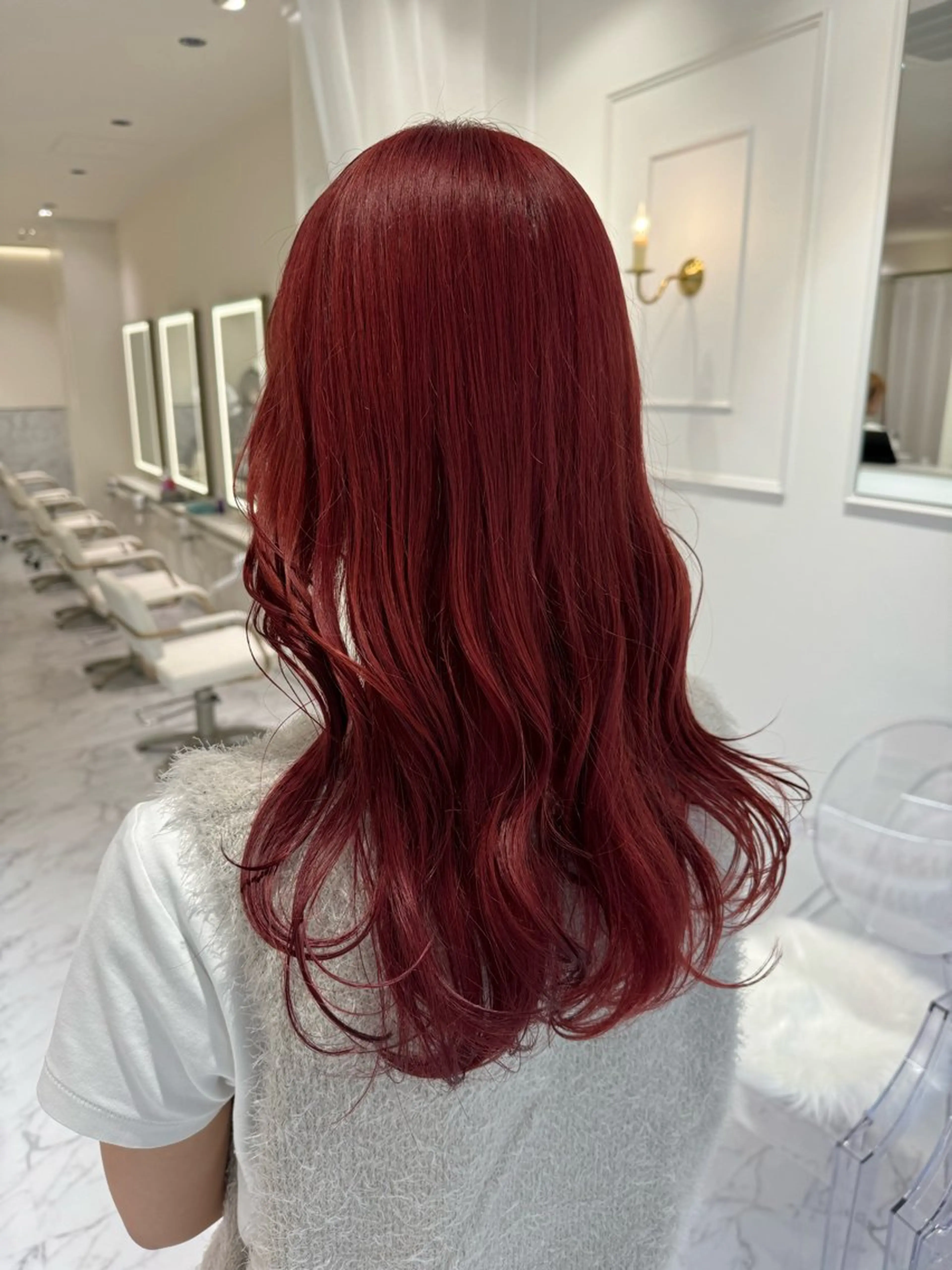 ロング カラー ヘアカラー ParveMix🍀 藤原愛未のヘアスタイル