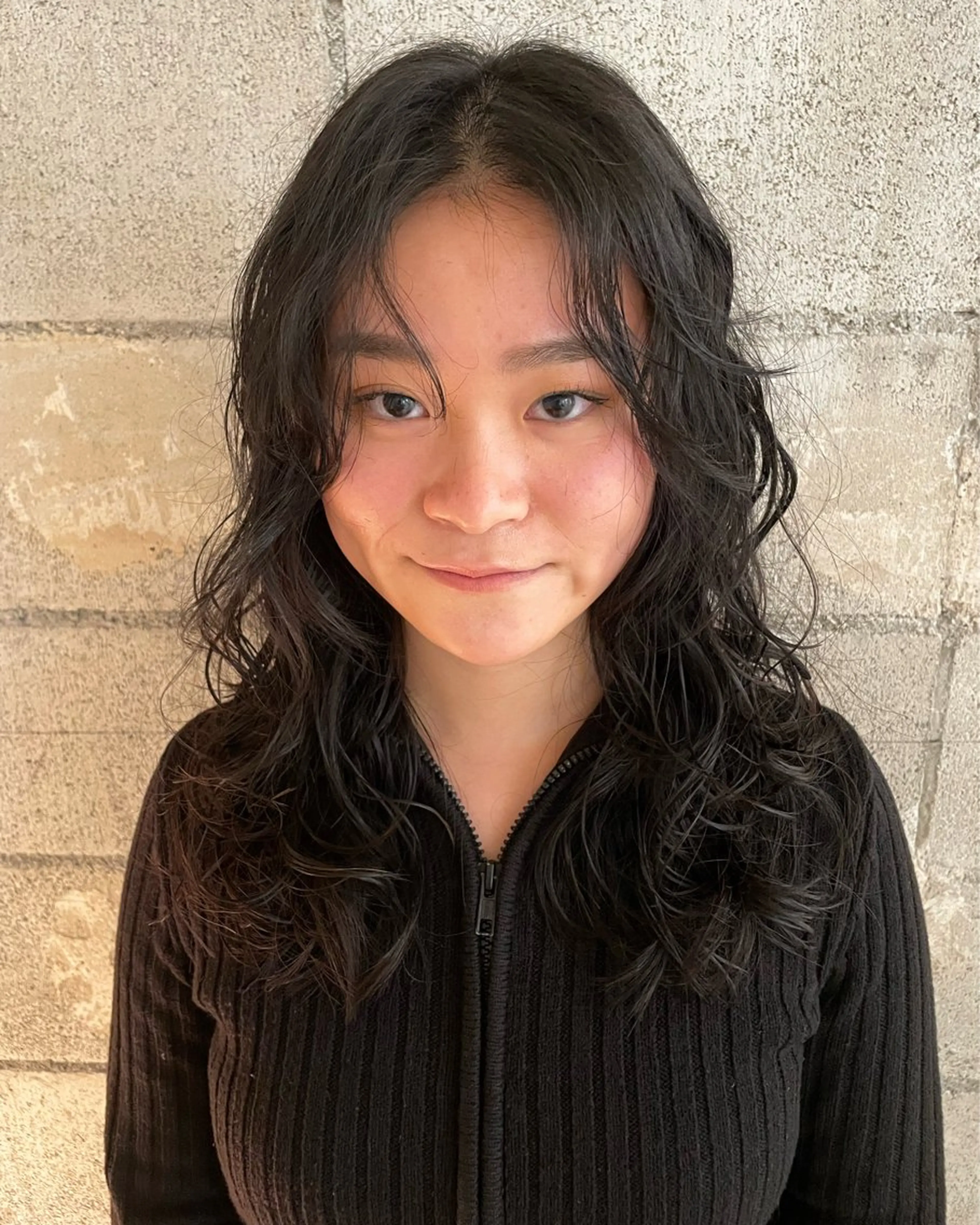 ミディアム ミディアムパーマ デザインカラー★★★ Haco+shihoのヘアスタイル