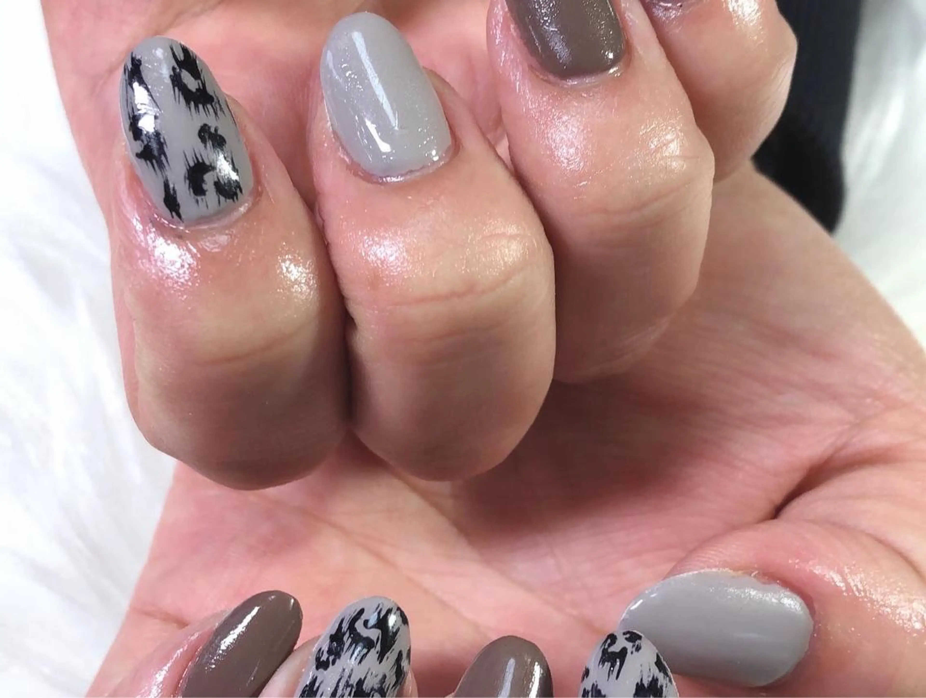 ネイル アニマル柄 miwa ミワのネイルデザイン