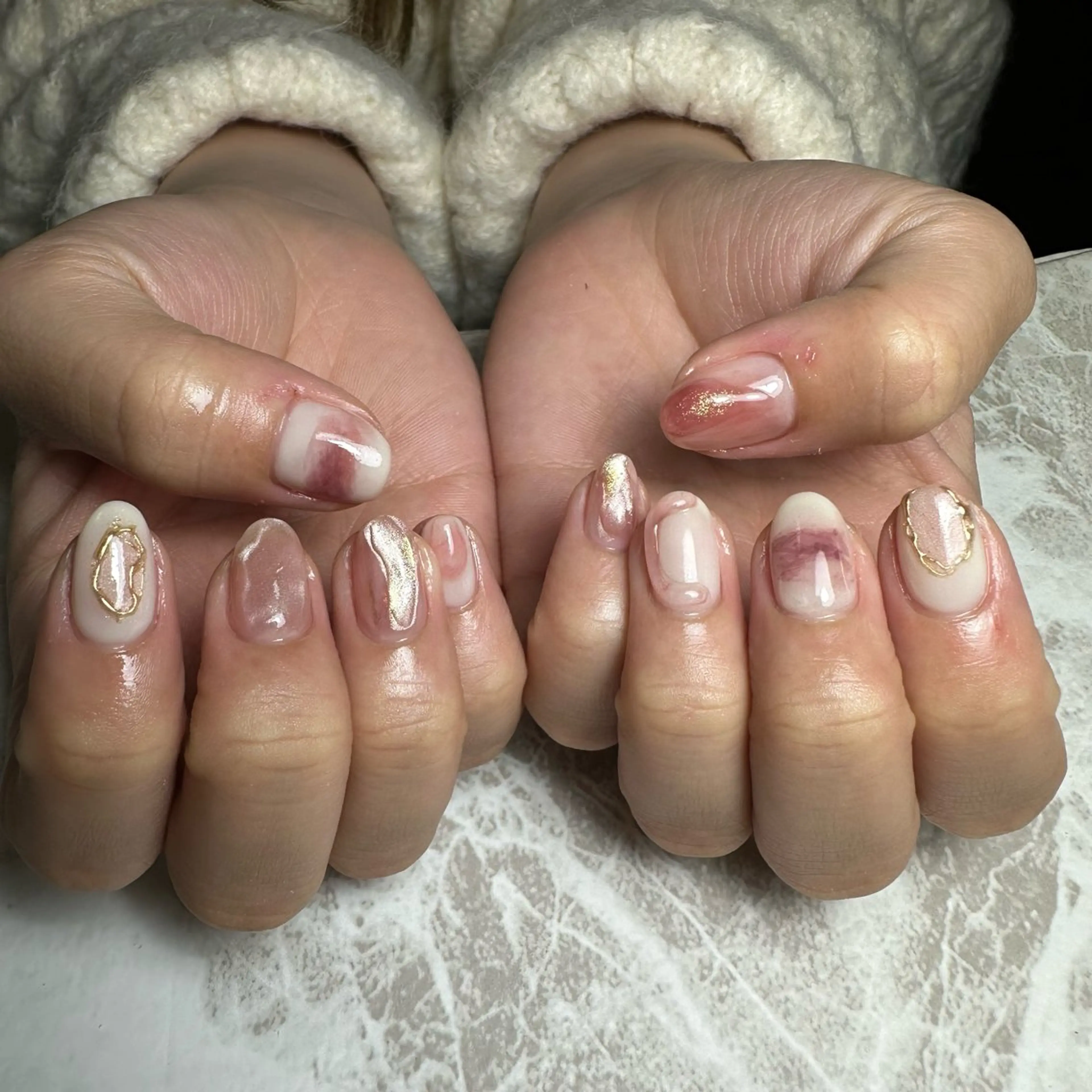 ネイル ハンドネイル repos~ルポ~所属・里見 麗のネイルデザイン