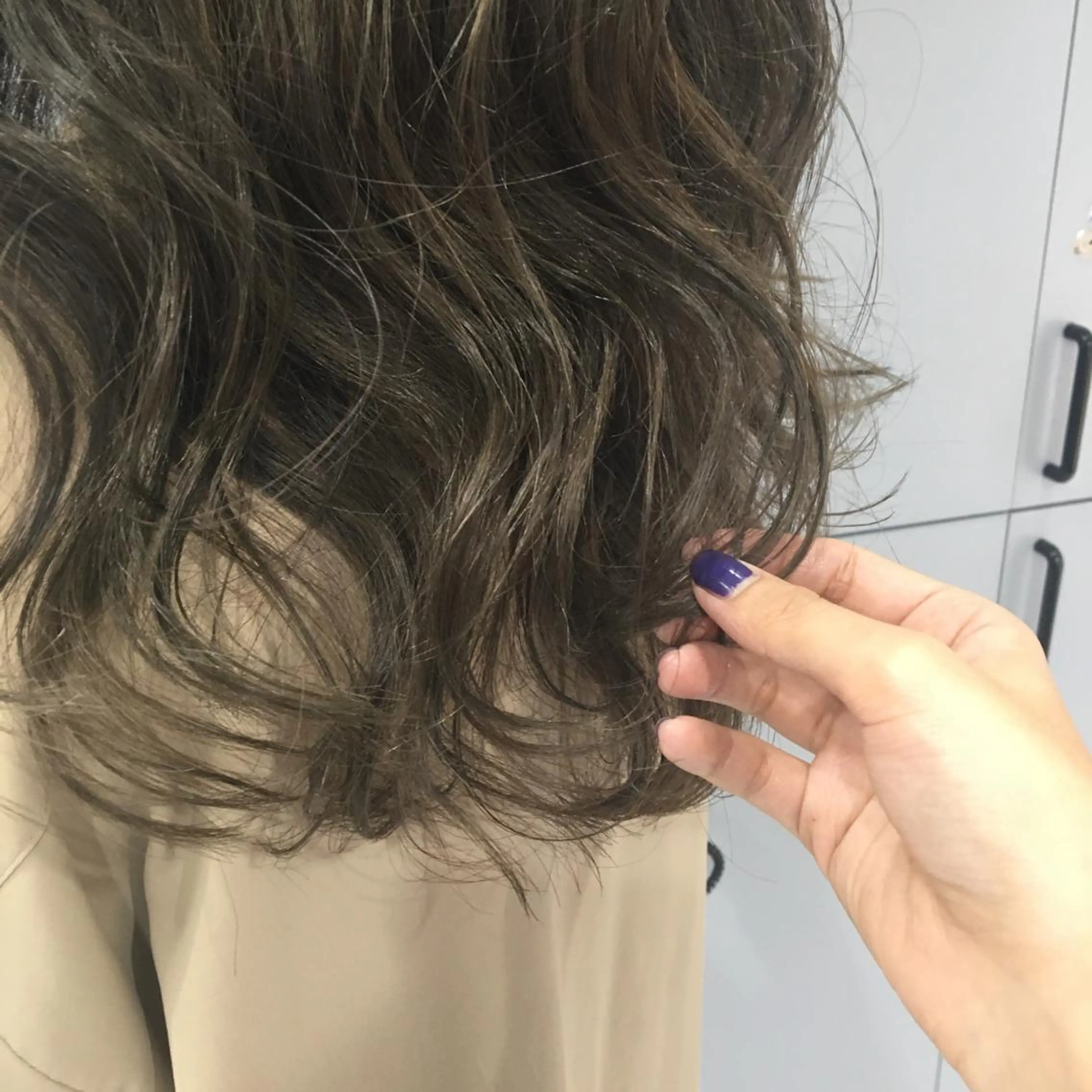 セミロング カラー ベージュカラー カット ヘアカラー トリートメント volta∞knot所属・狩野 羅夢のヘアスタイル