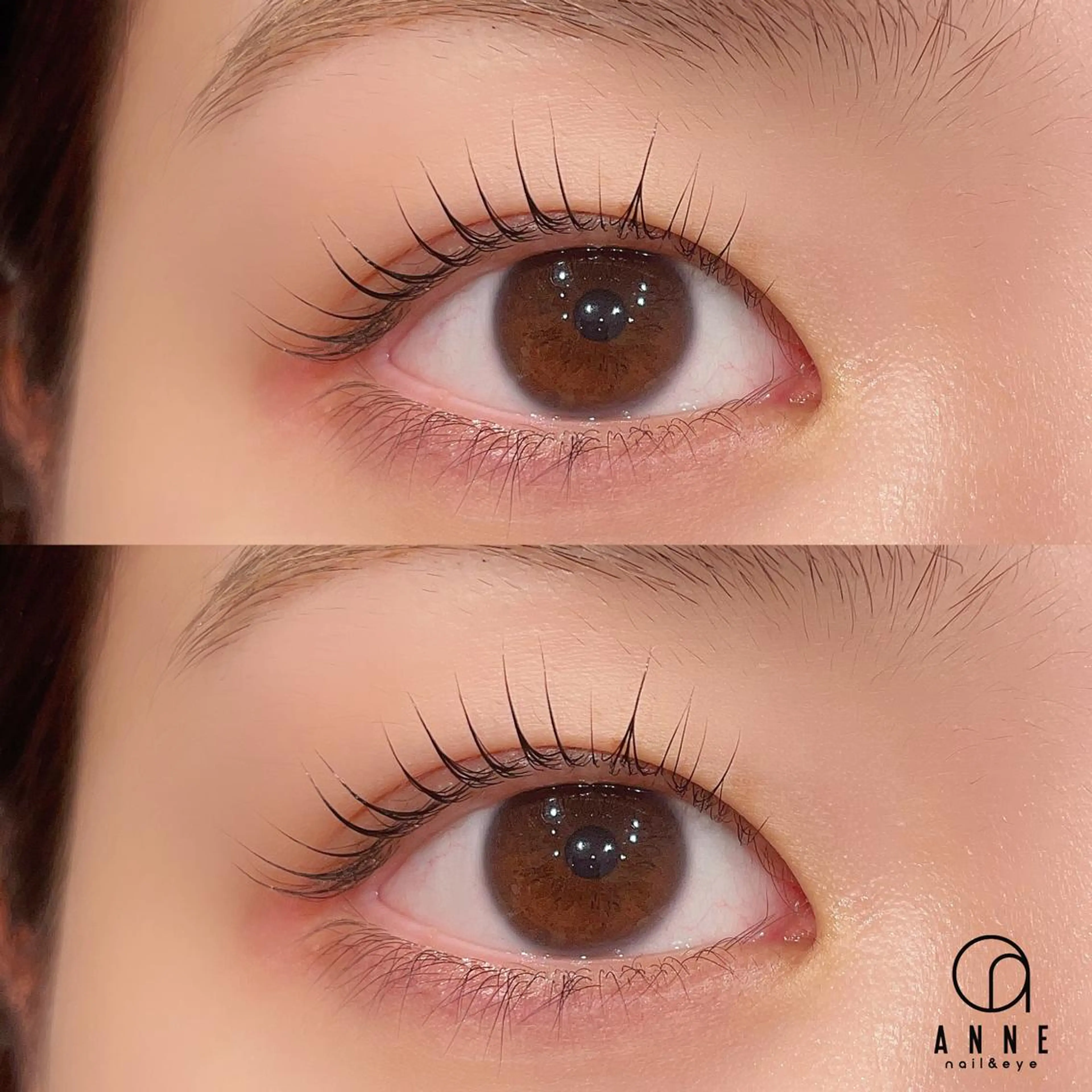 マツエク・マツパ パリジェンヌラッシュリフト ANNE kokeshiのマツエク・マツパデザイン