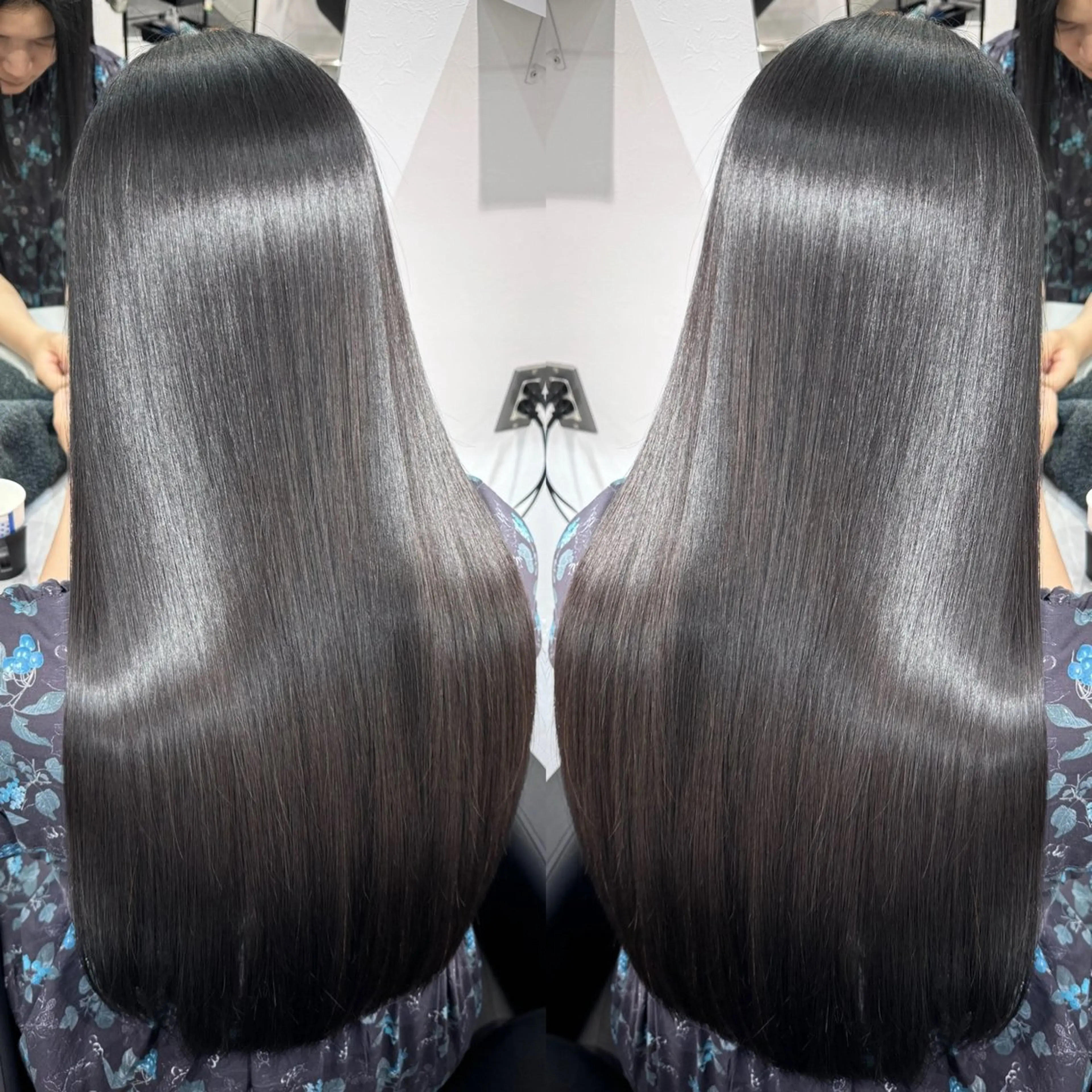 ロング カット ヘアカラー トリートメント 💘MICOTO藤沢 髪質改善ブリーチ💘のヘアスタイル