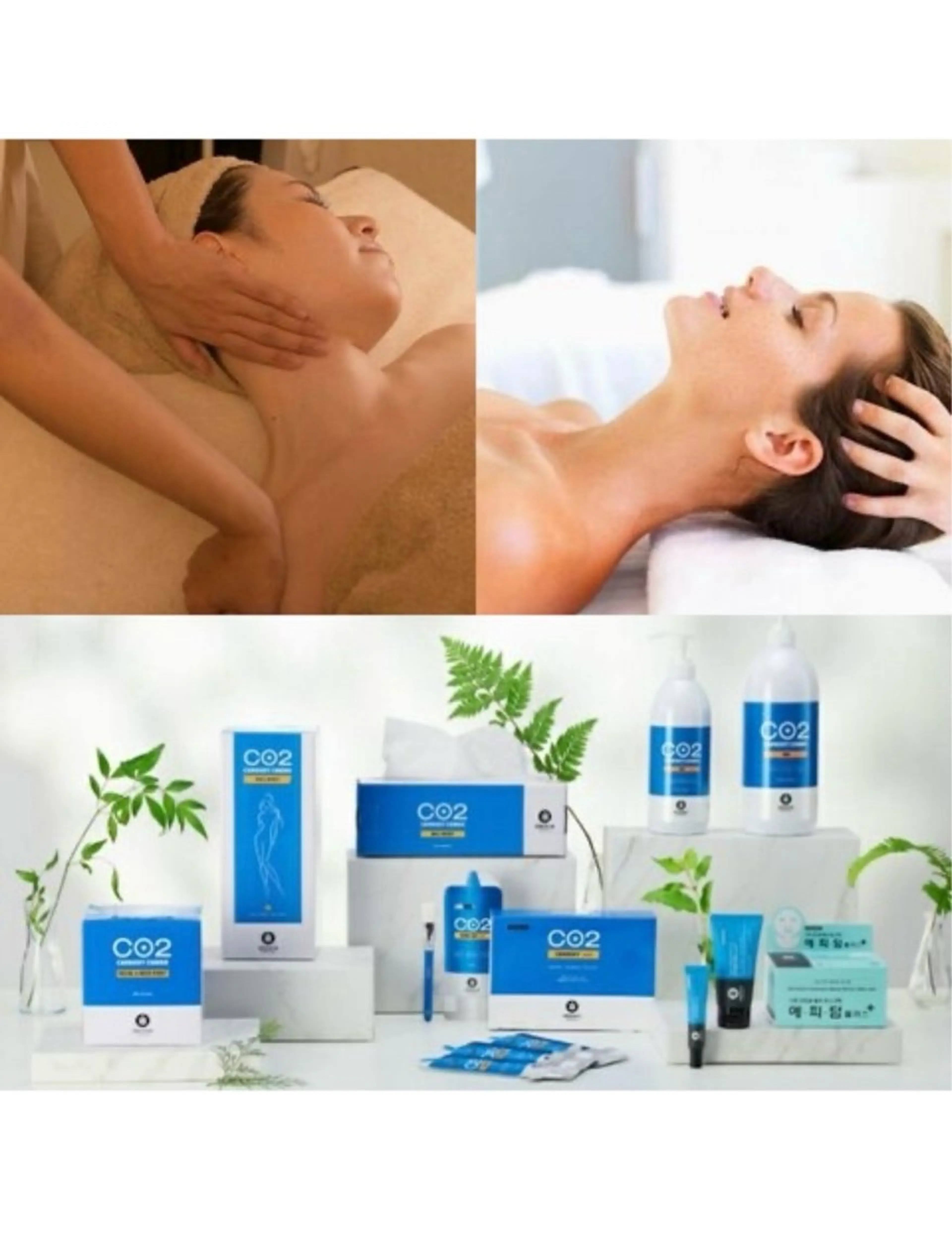 【艶肌×こりケア】高濃度カーボキシー炭酸パック×デコルテ出し&肩首の凝りケア¥7000の写真