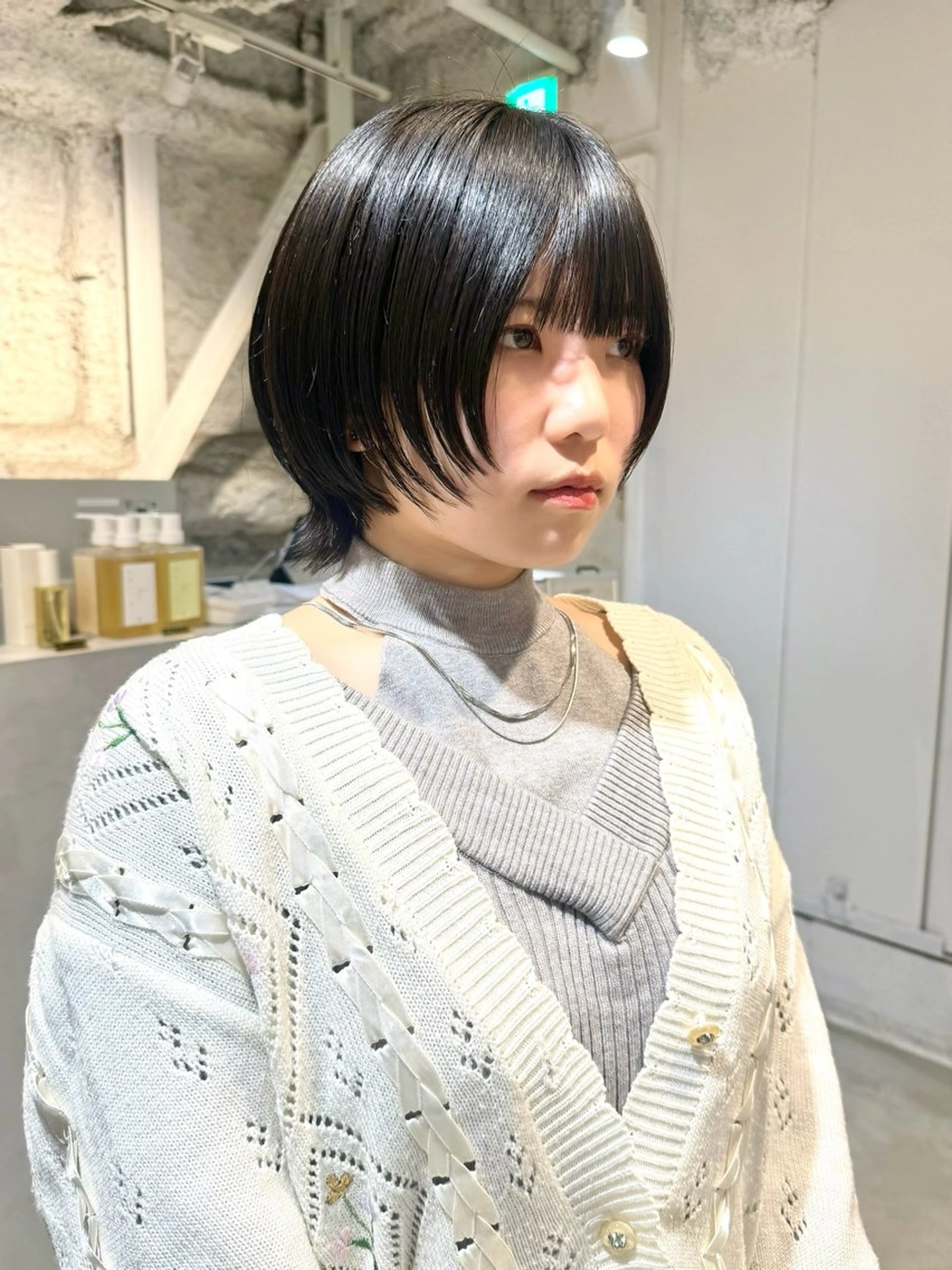 ショート カット ヘアカラー 骨格診断で絶対可愛い ✨丸みショート✨凌弥のヘアスタイル