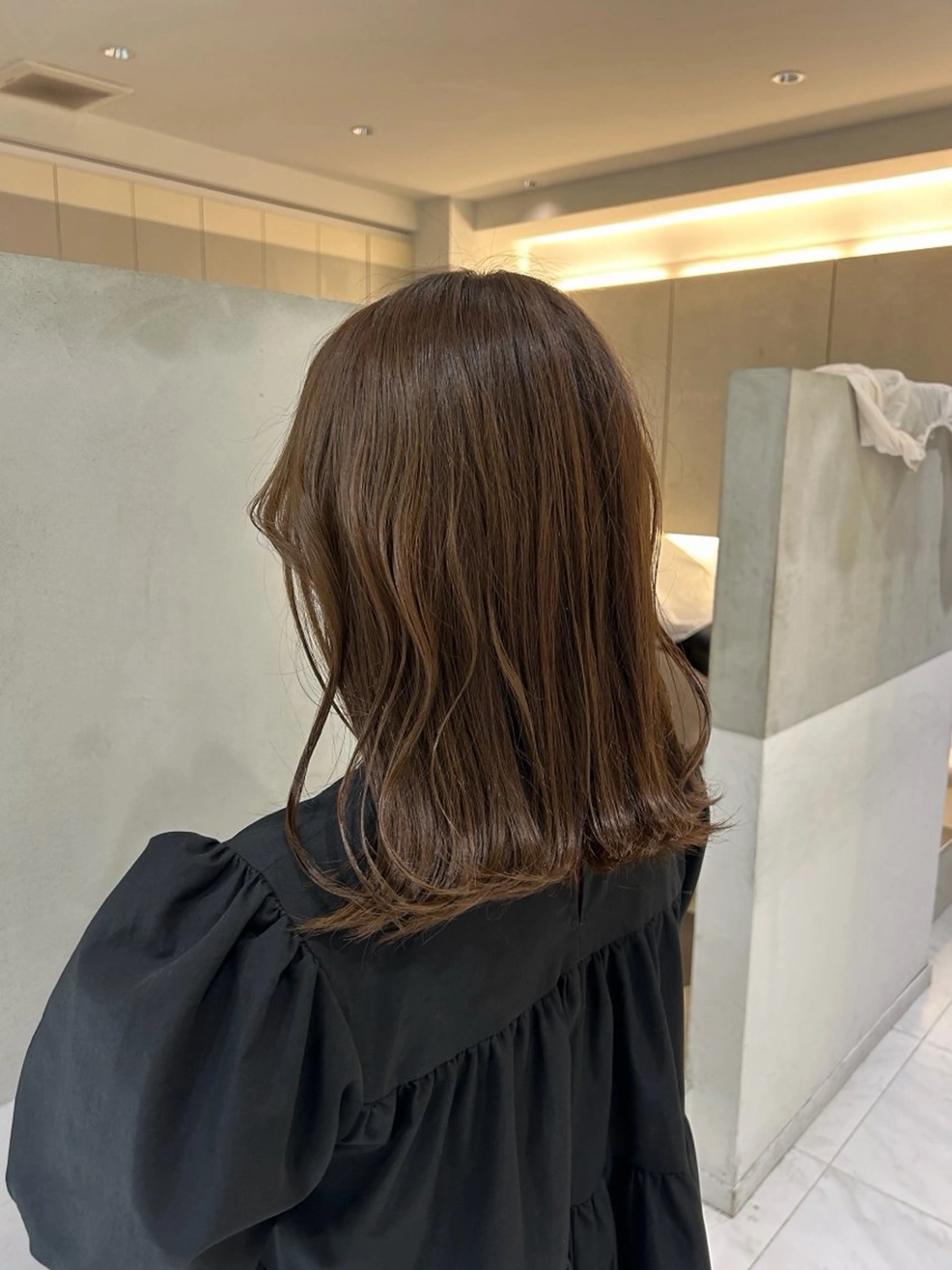 ミディアム カラー 艶カラー🩵✨ ちとせのヘアスタイル