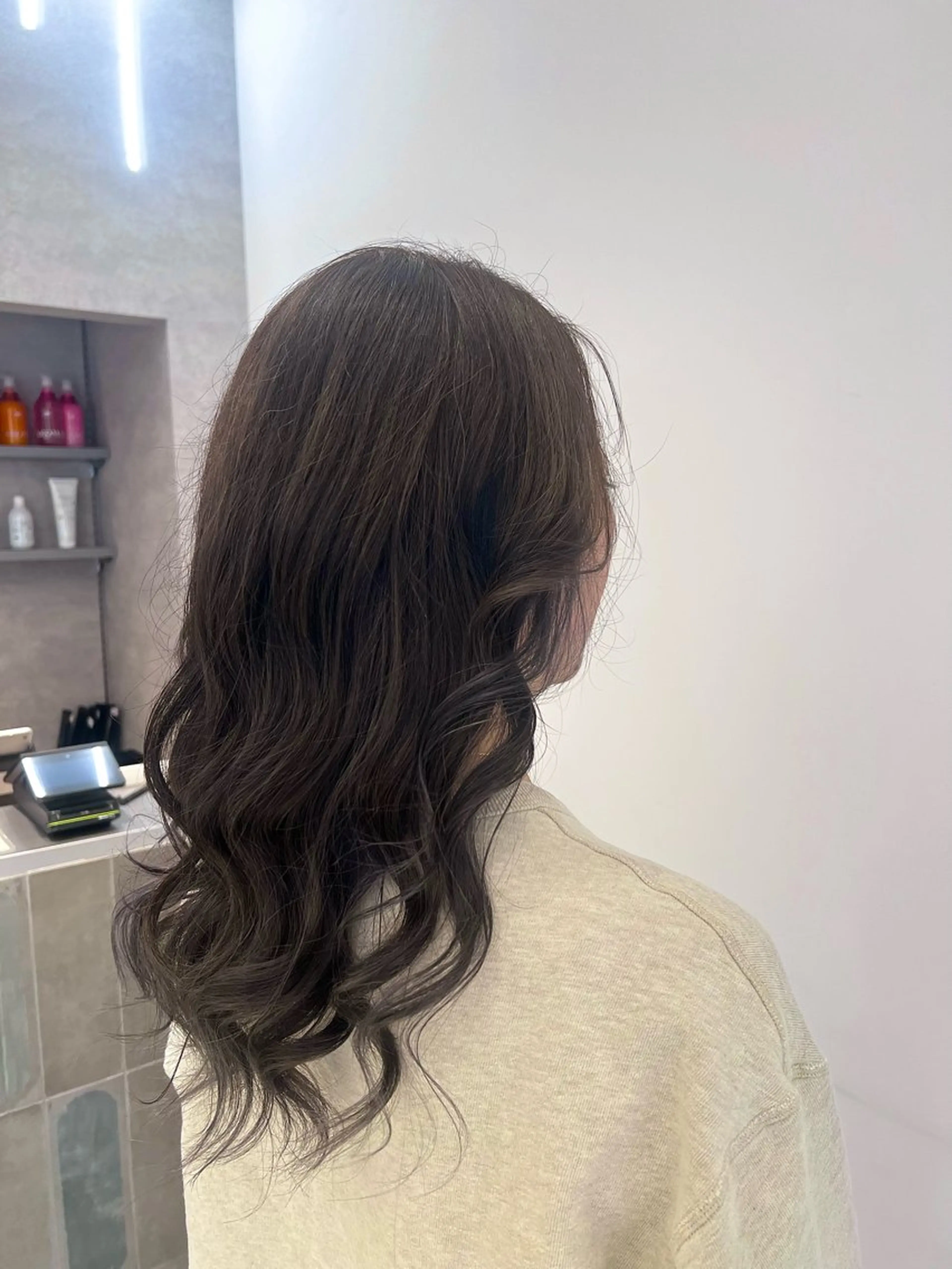 ロング カラー ヘアカラー トリートメント 🍑とたに ももか🍑のヘアスタイル