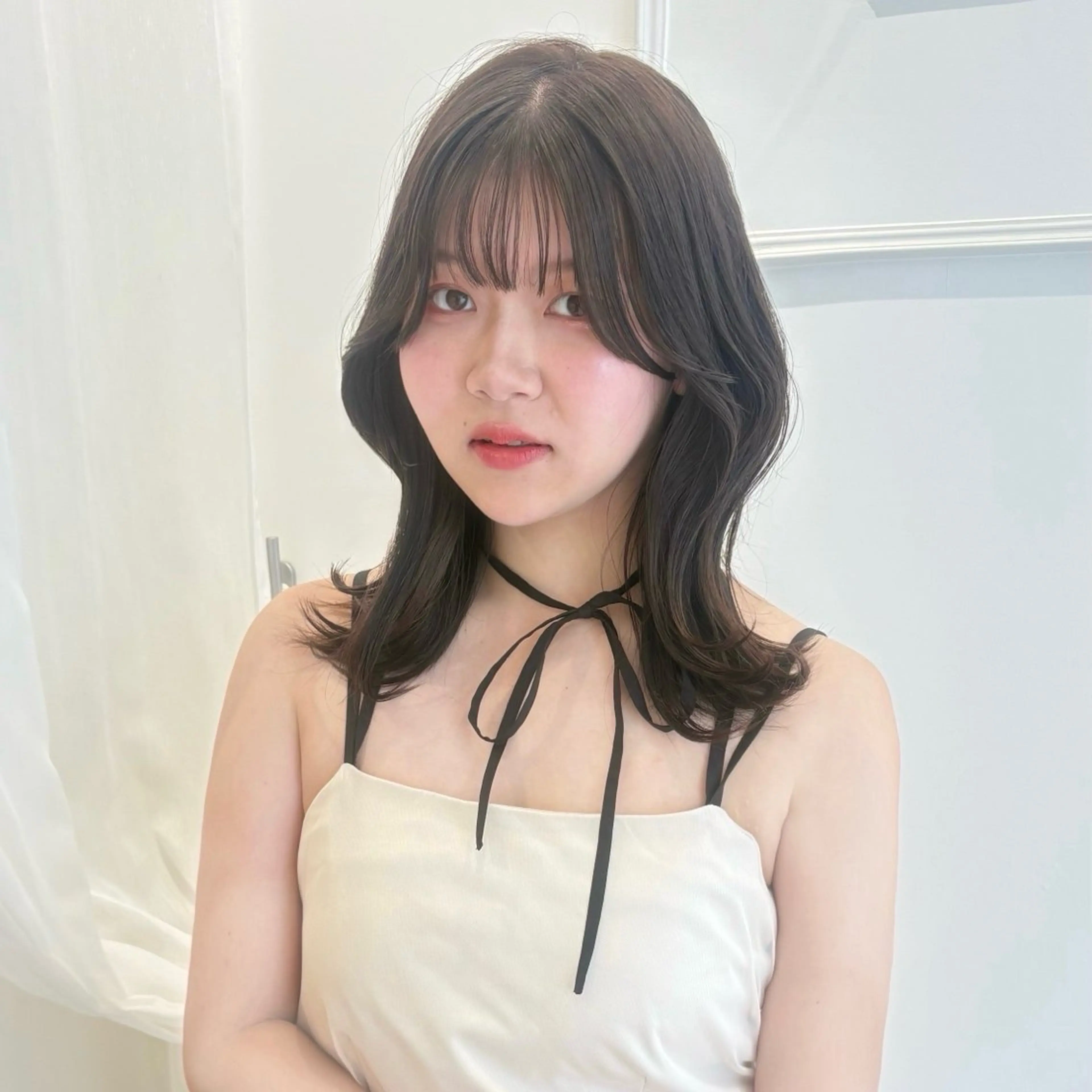 セミロング カラー カット ヘアカラー Parve Mix￤ 石原 響子🧸のヘアスタイル