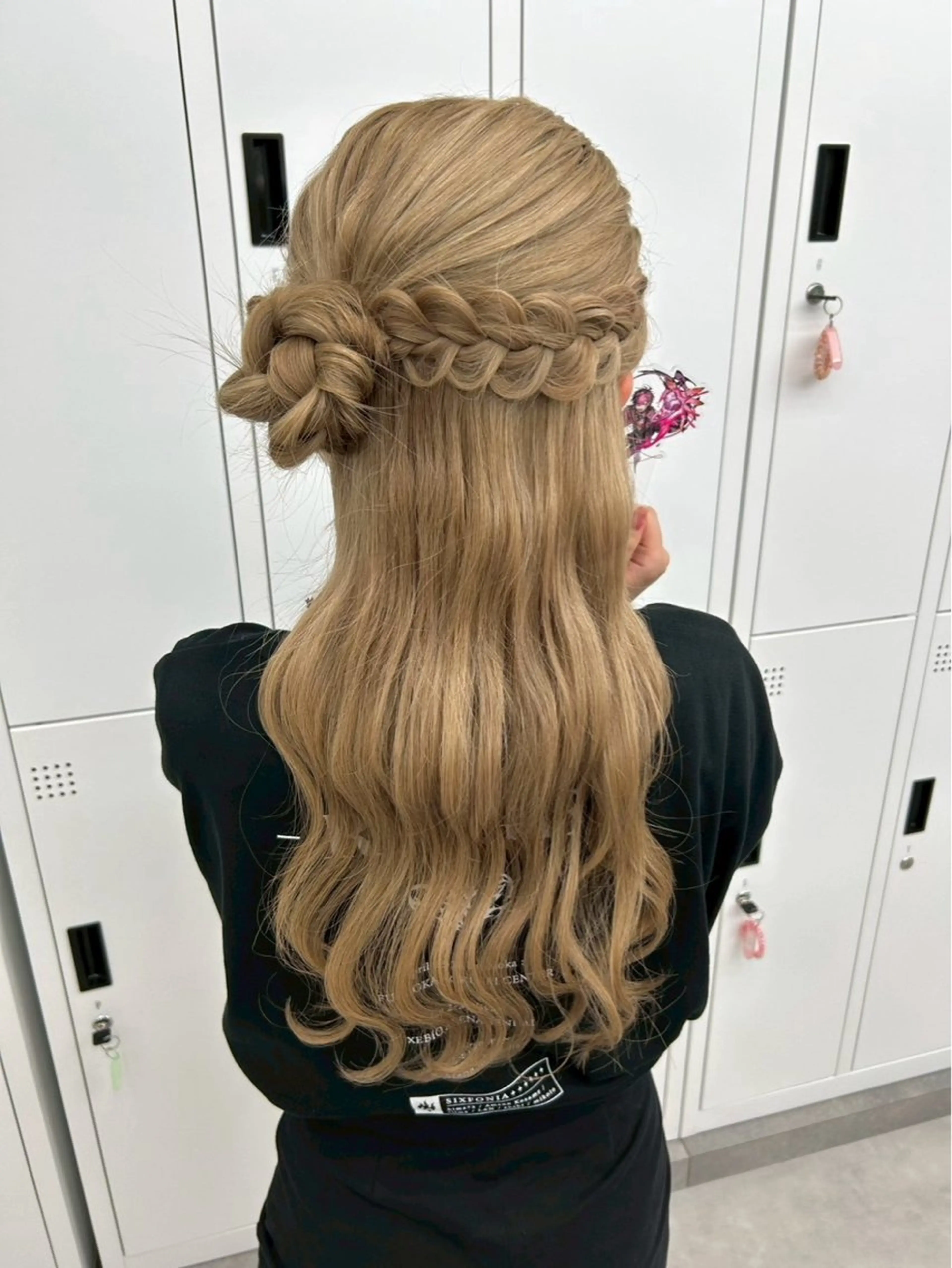 ロング ヘアアレンジ ヘアセット エクステ🫧アレンジ ￤横浜  ももはのヘアスタイル