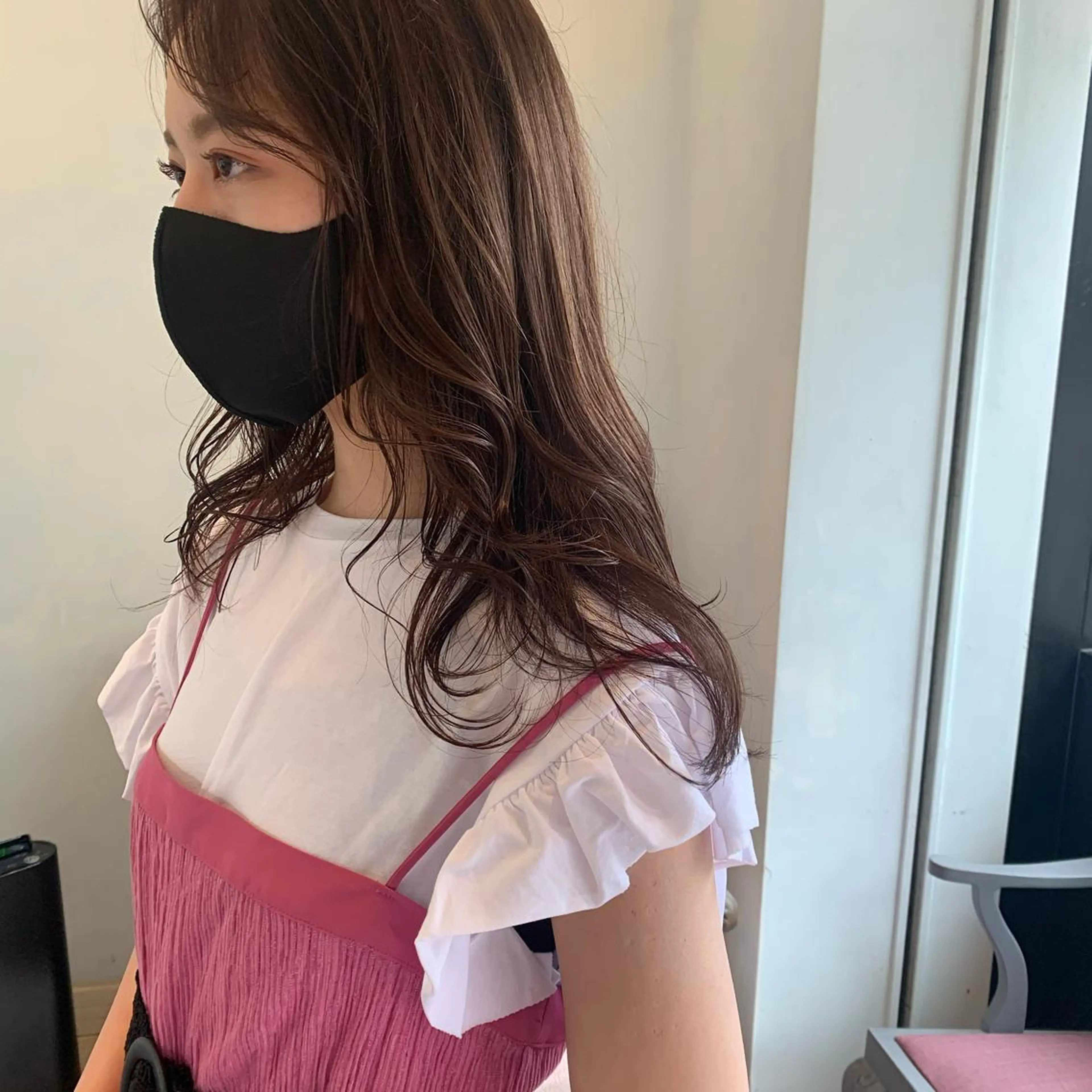 ロング カラー SAKINO. ベージュカラーのヘアスタイル