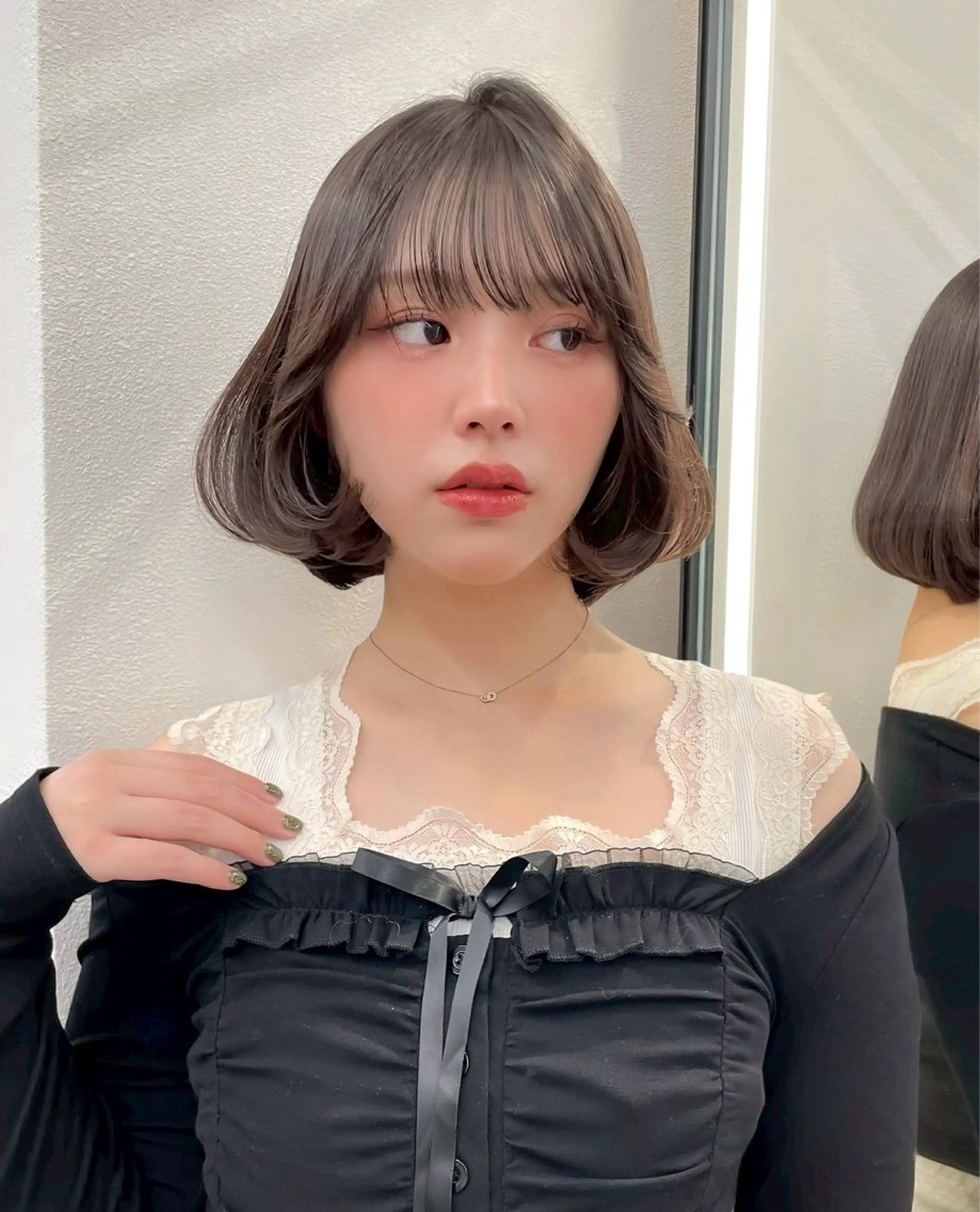 ミディアム 🩵レイヤー/ショー ト/🫧harukaのヘアスタイル