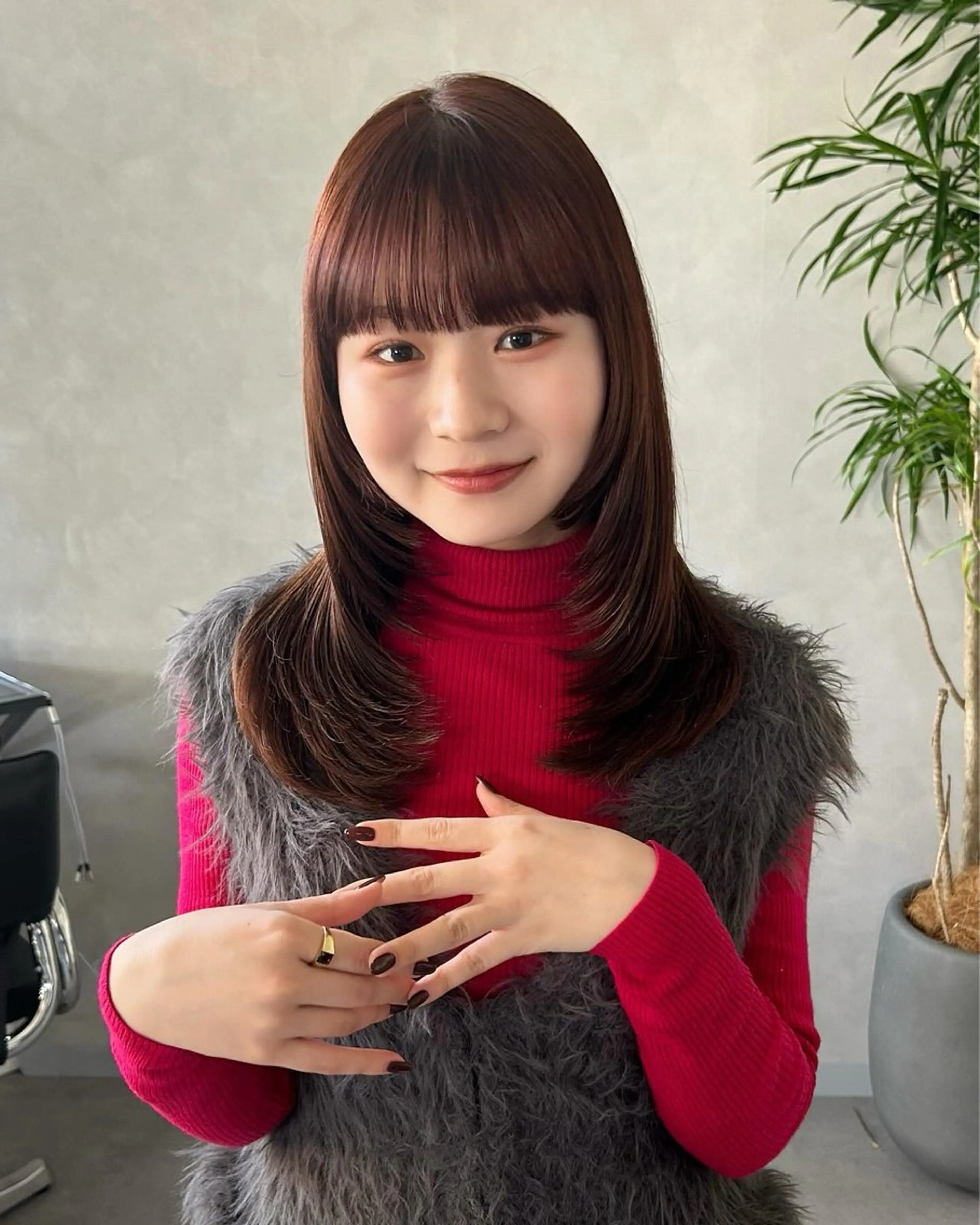 ミディアム レイヤーカット ❤️ショートカット ・顔周りカット❤️のヘアスタイル