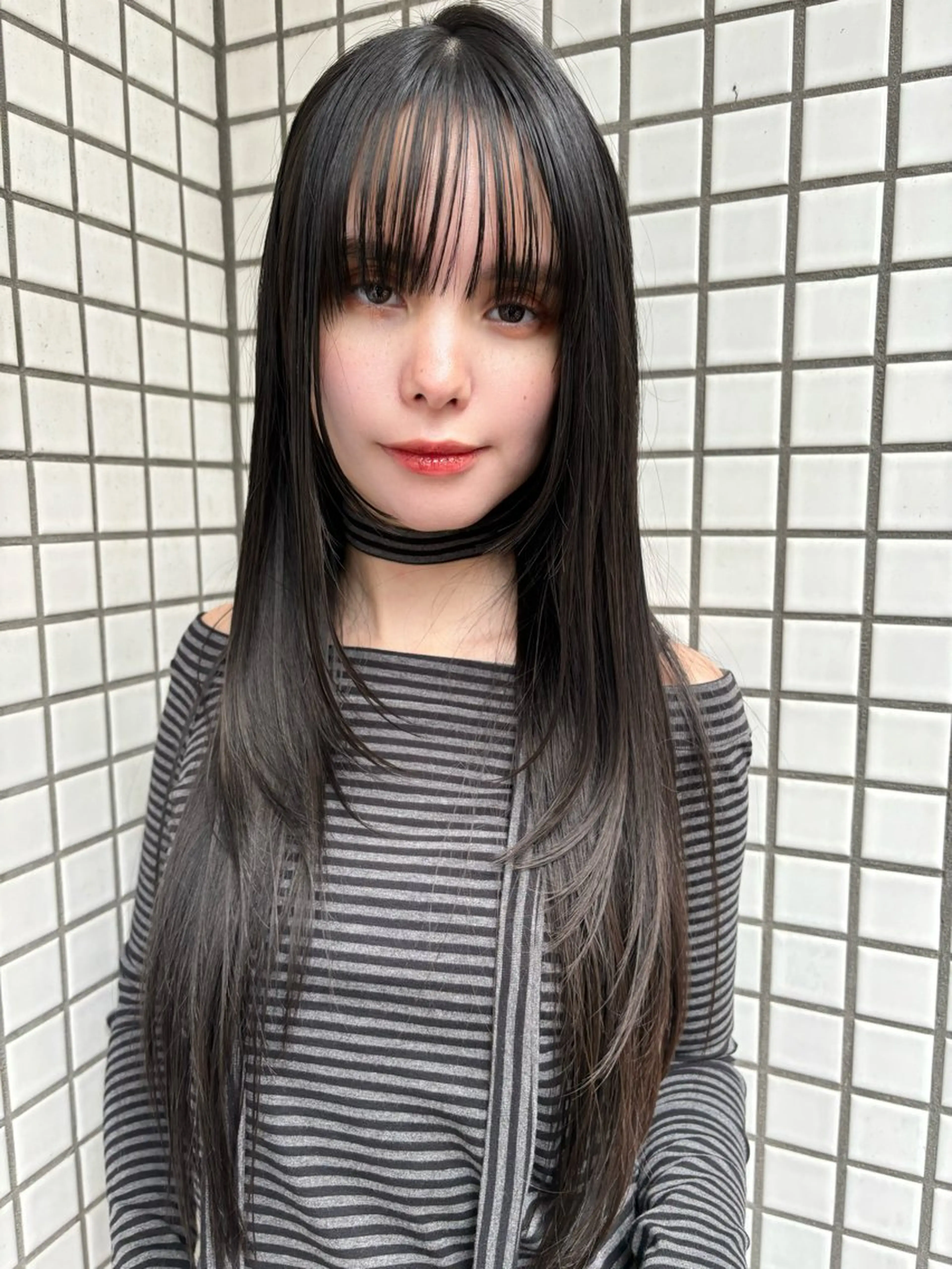 ロング ハイトーン /ベージュ/kaeのヘアスタイル