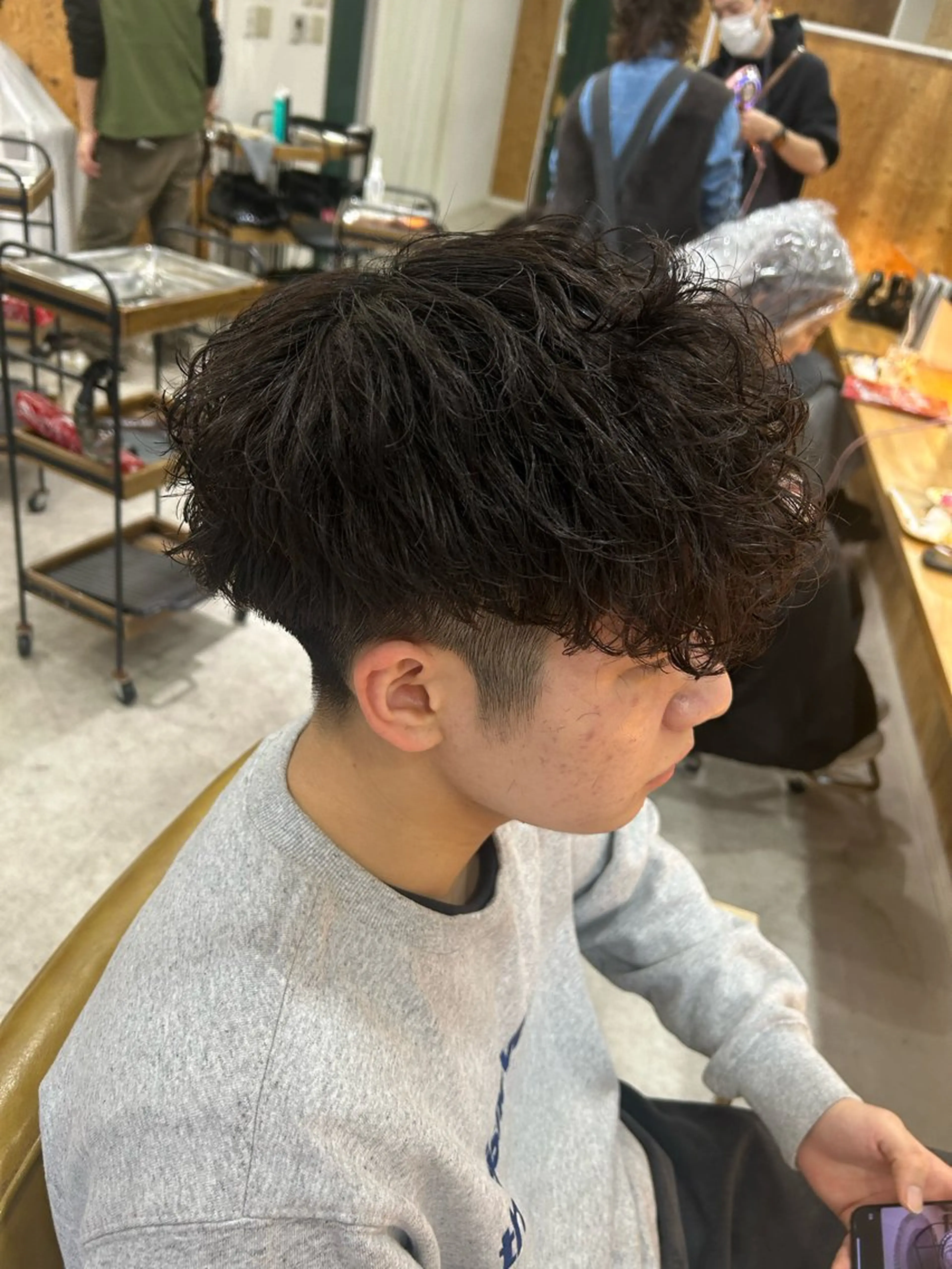 パーマ ヘアアレンジ メンズ カット パーマ 《メンズ特化》 早川 愛斗のヘアスタイル