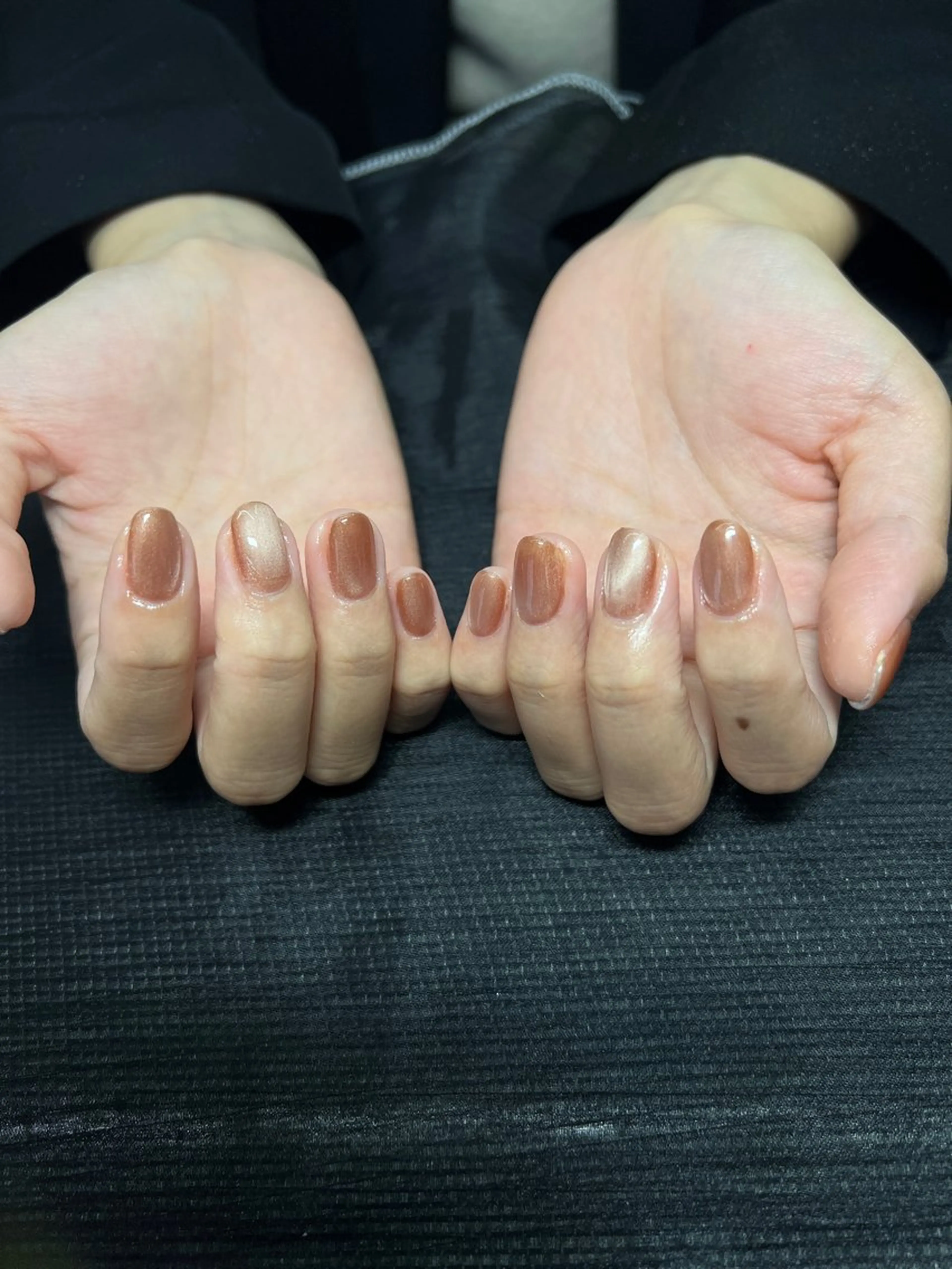 ネイル チークネイル フレンチネイル グラデーション 韓国ネイル マグネットネイル IRO NAIL MiAのネイルデザイン