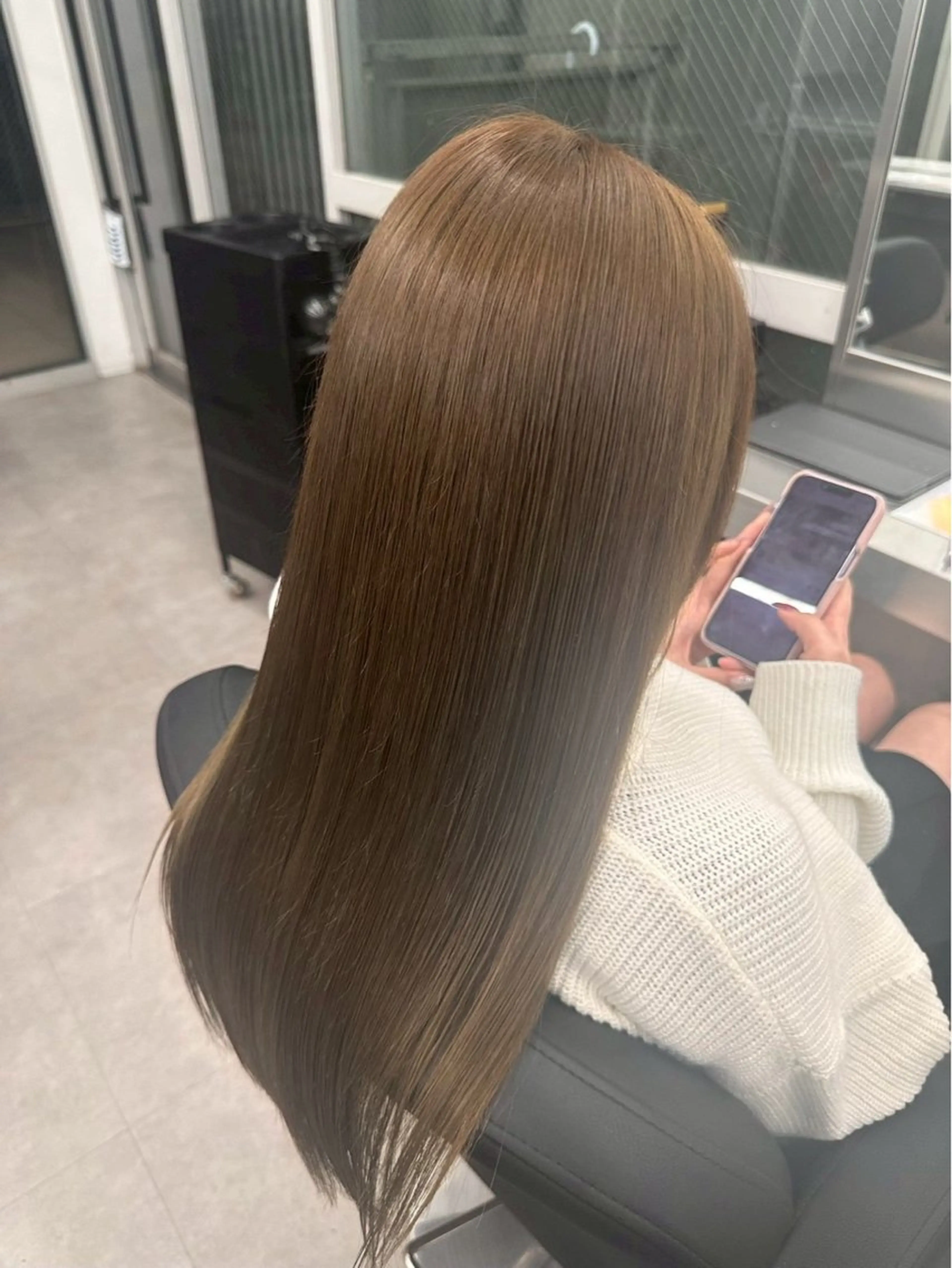 ロング カラー ヘアカラー トリートメント LoLo. /艶髪/Hana🌺のヘアスタイル