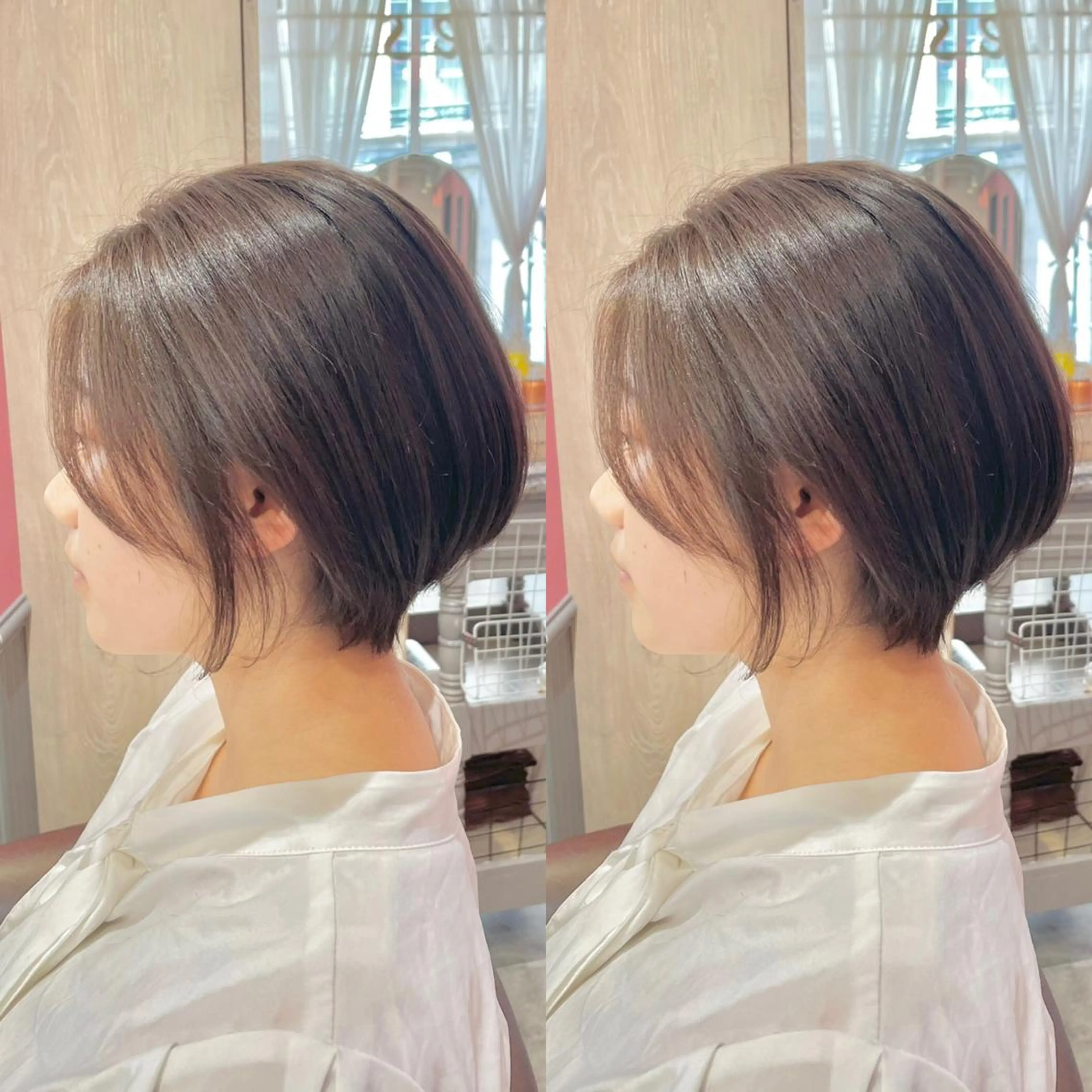 ショート カット ヘアカラー トリートメント 【ショートヘア】 岡　那輝のヘアスタイル