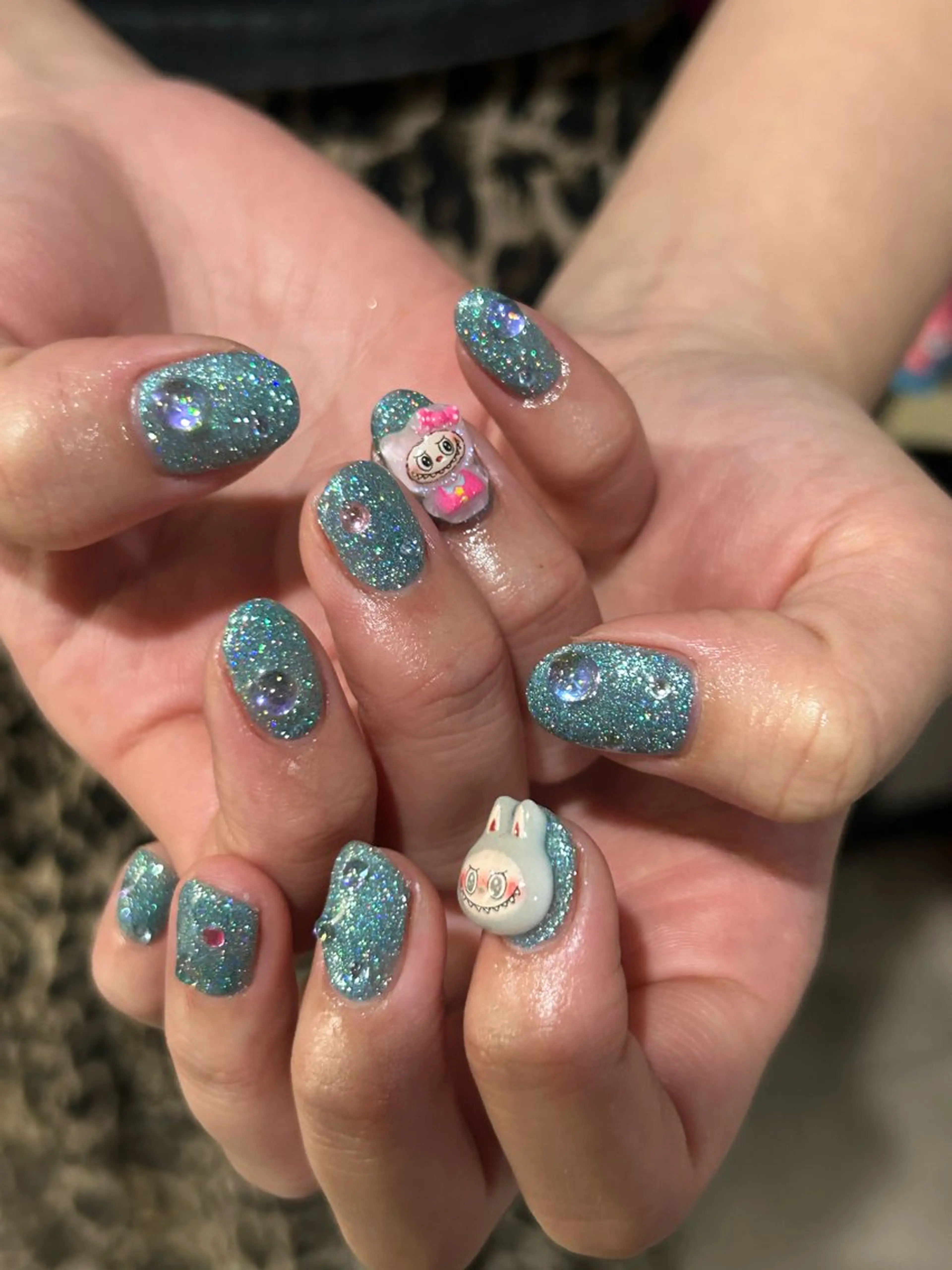 ネイル ラメ(グリッター) ワンカラーネイル Yuni.所属・sakae yurinaのネイルデザイン