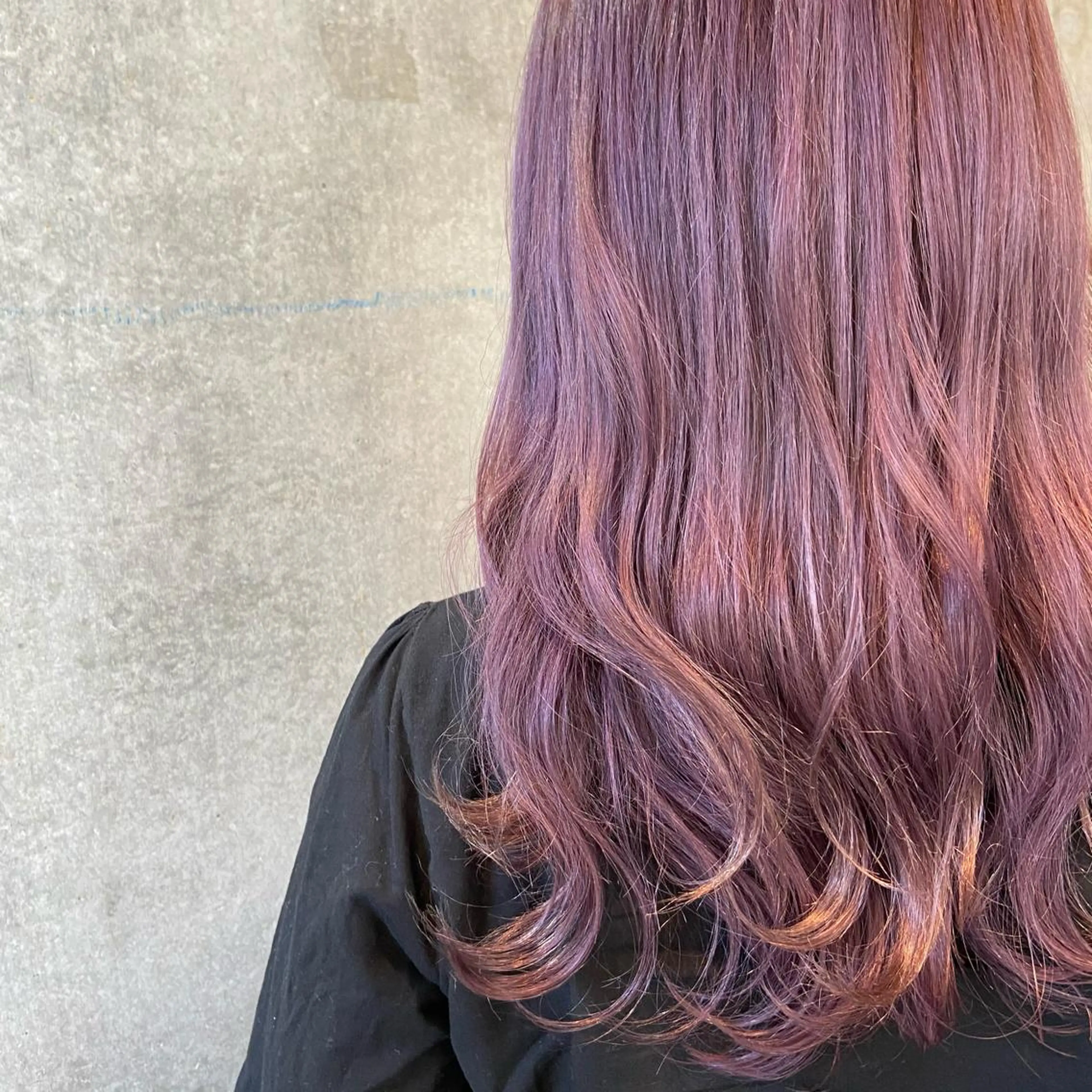 カラー ピンクカラー ピンクパープル 暗髪/艶髪/Ono .のヘアスタイル