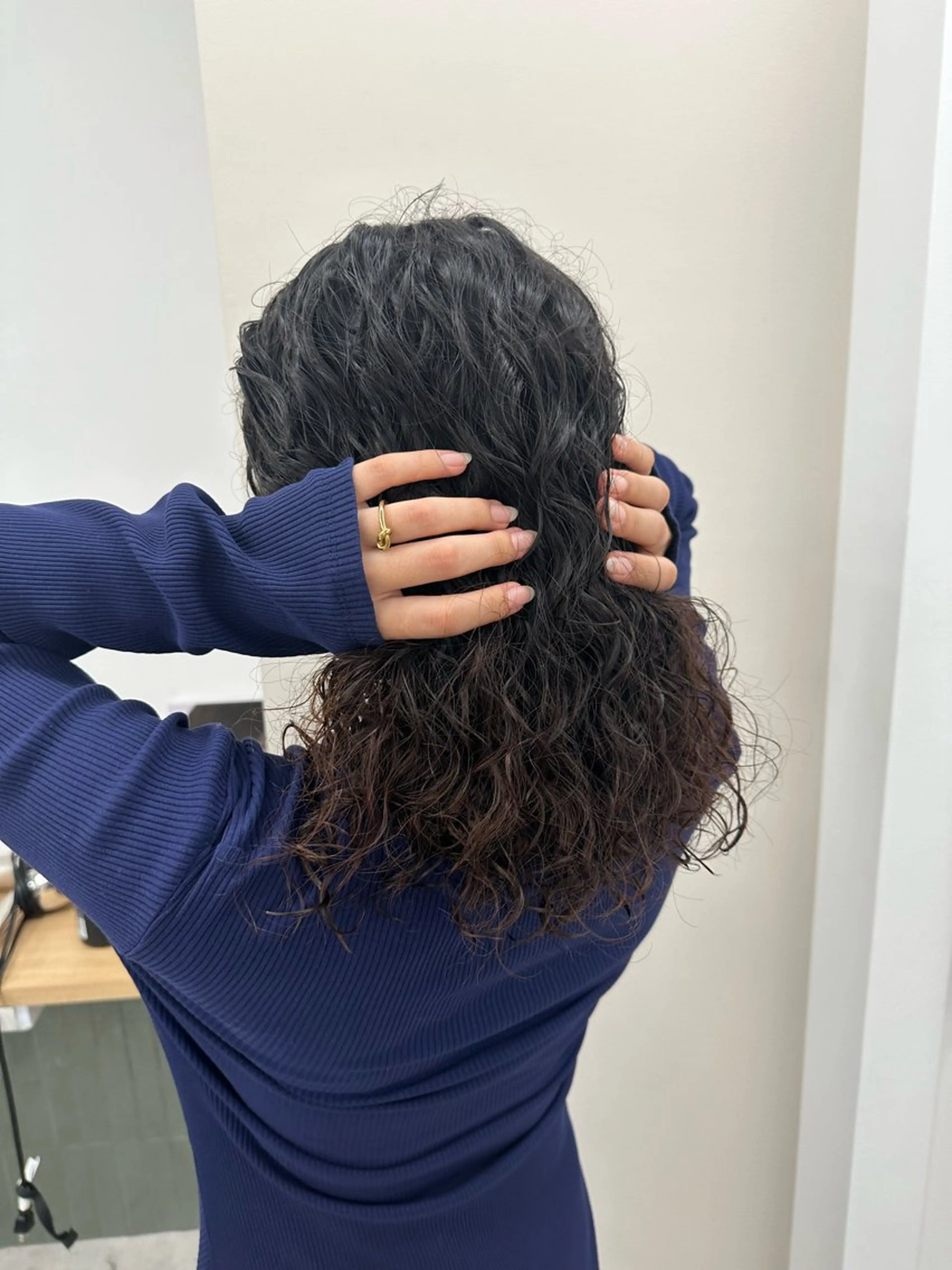 セミロング カラー パーマ キッズ オトナヘア🌸 harukaのヘアスタイル