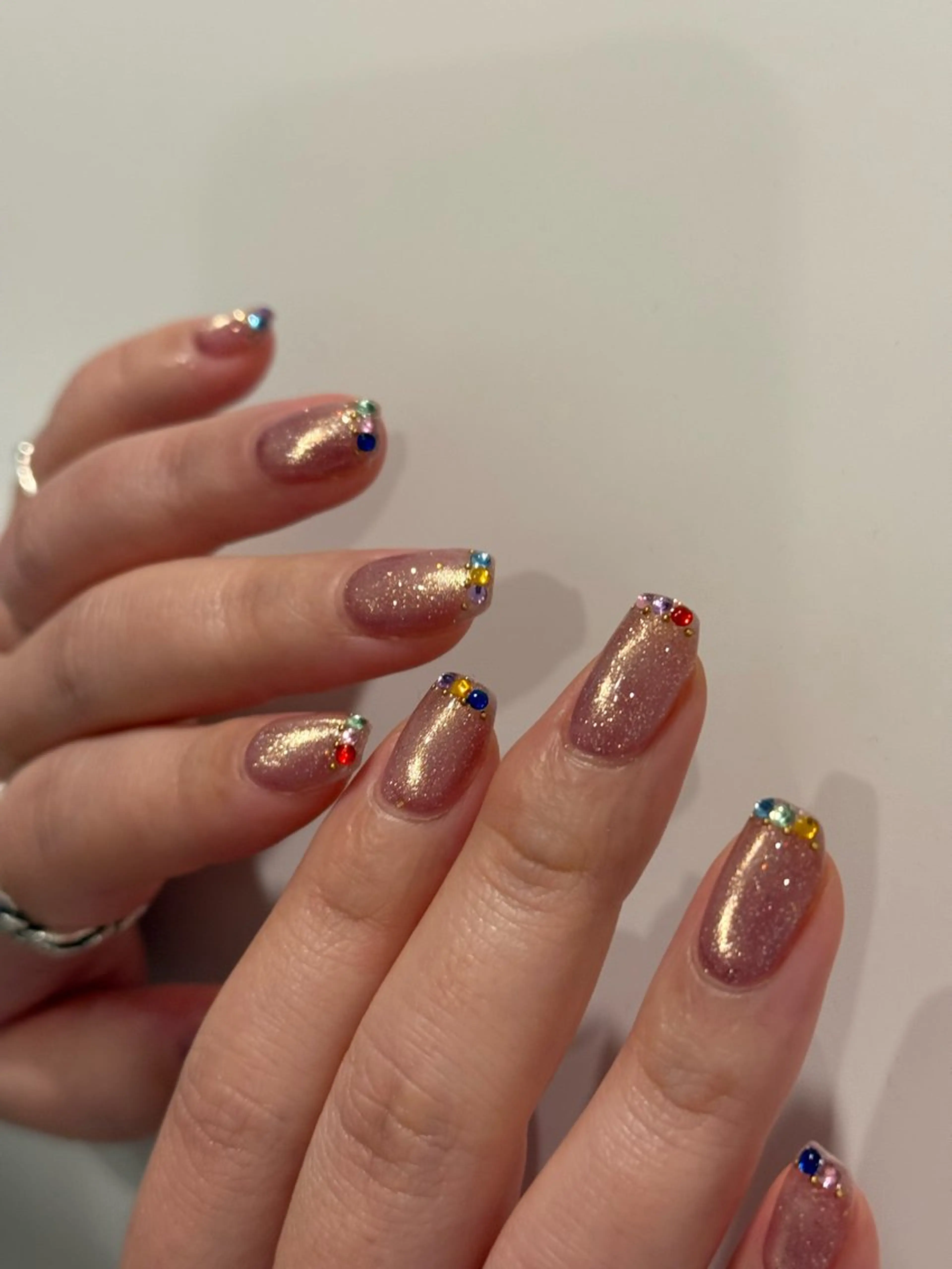 ネイル ストーンネイル ハンドネイル nr. nayuのネイルデザイン