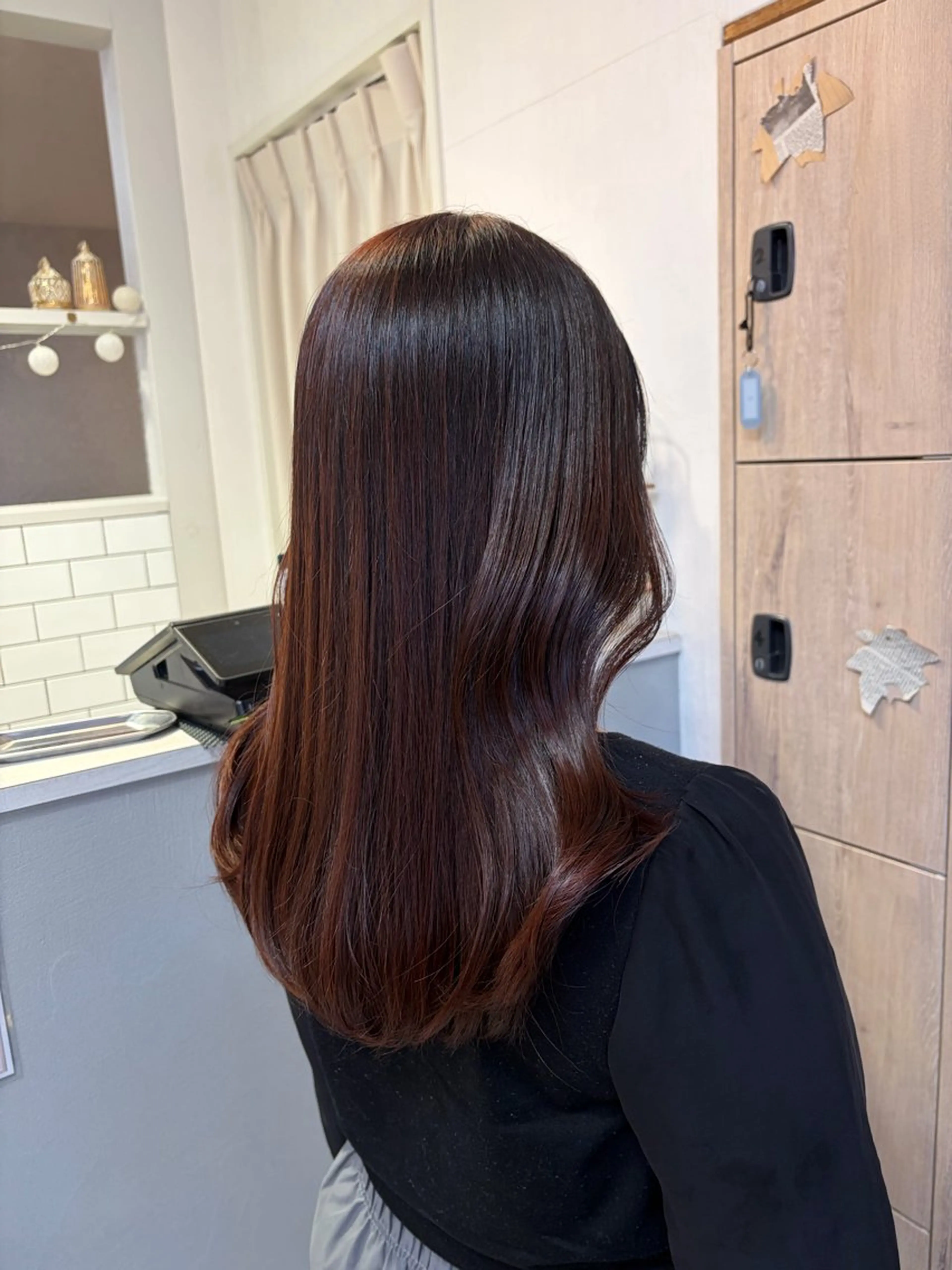 セミロング カット ヘアカラー トリートメント ハイレート🤍🫧 池田のヘアスタイル